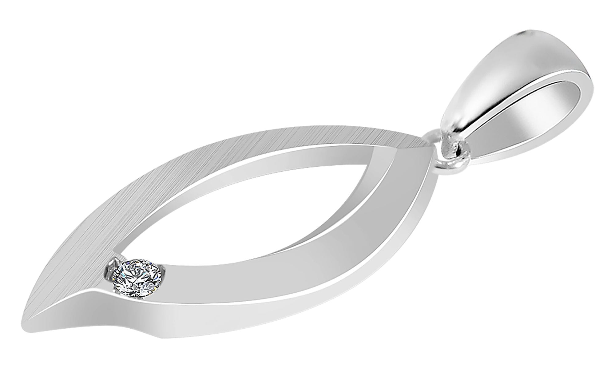 Adelia´s Kettenanhänger »Damen Anhänger aus 925 Silber mit Zirkonia«