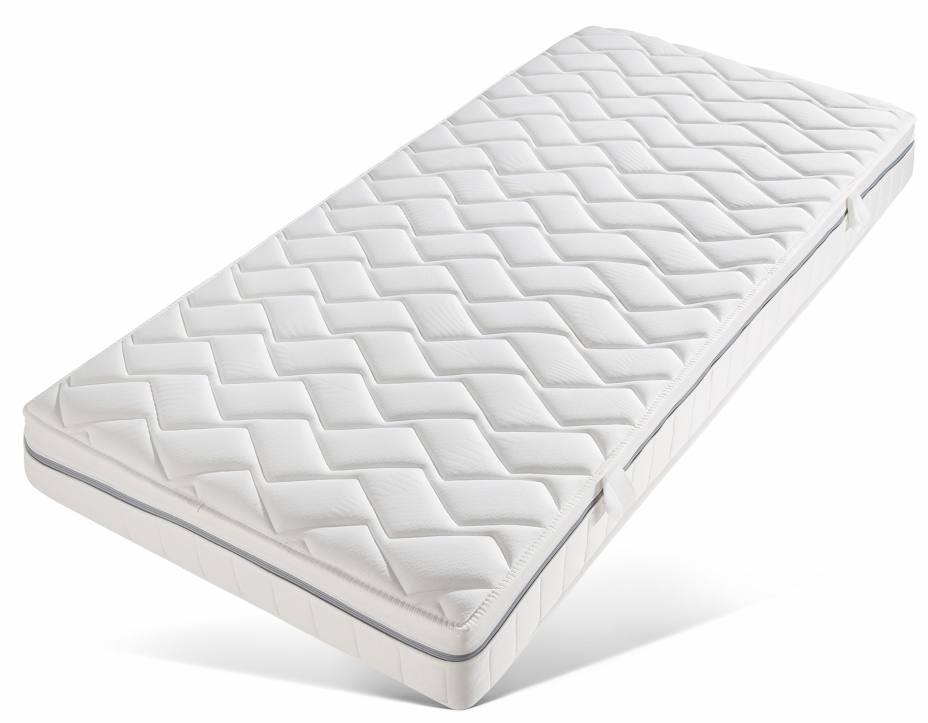 Di Quattro Komfortschaummatratze »Matratze Airy Form 23 mit Klimaband - in H2 in weiß, Größe B/L: 140 cm x 200 cm