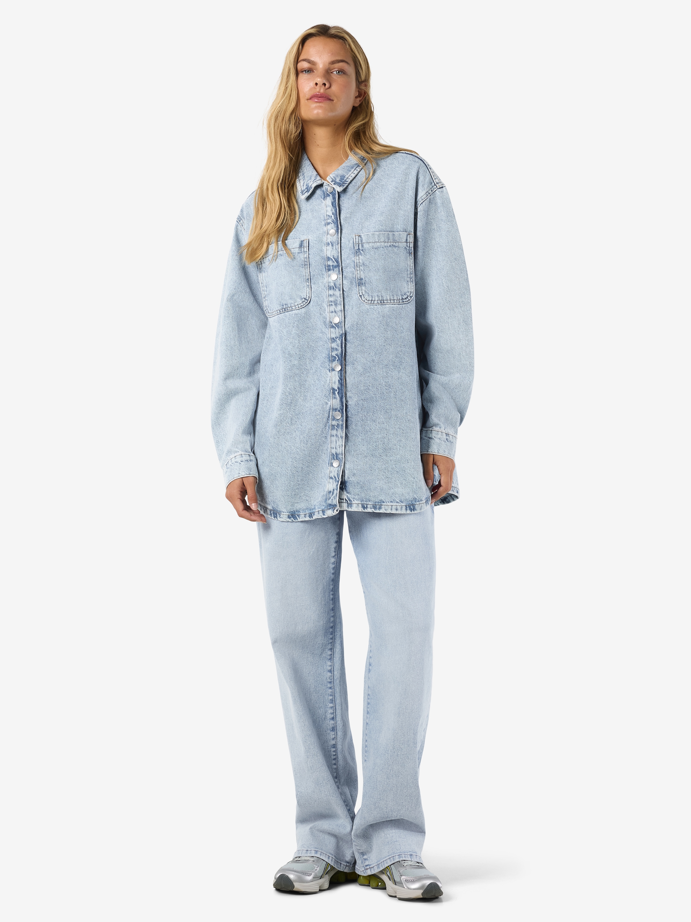 Noisy may Jeansbluse »NMALVA L/S DENIM SHACKET AZ352LB NOOS«