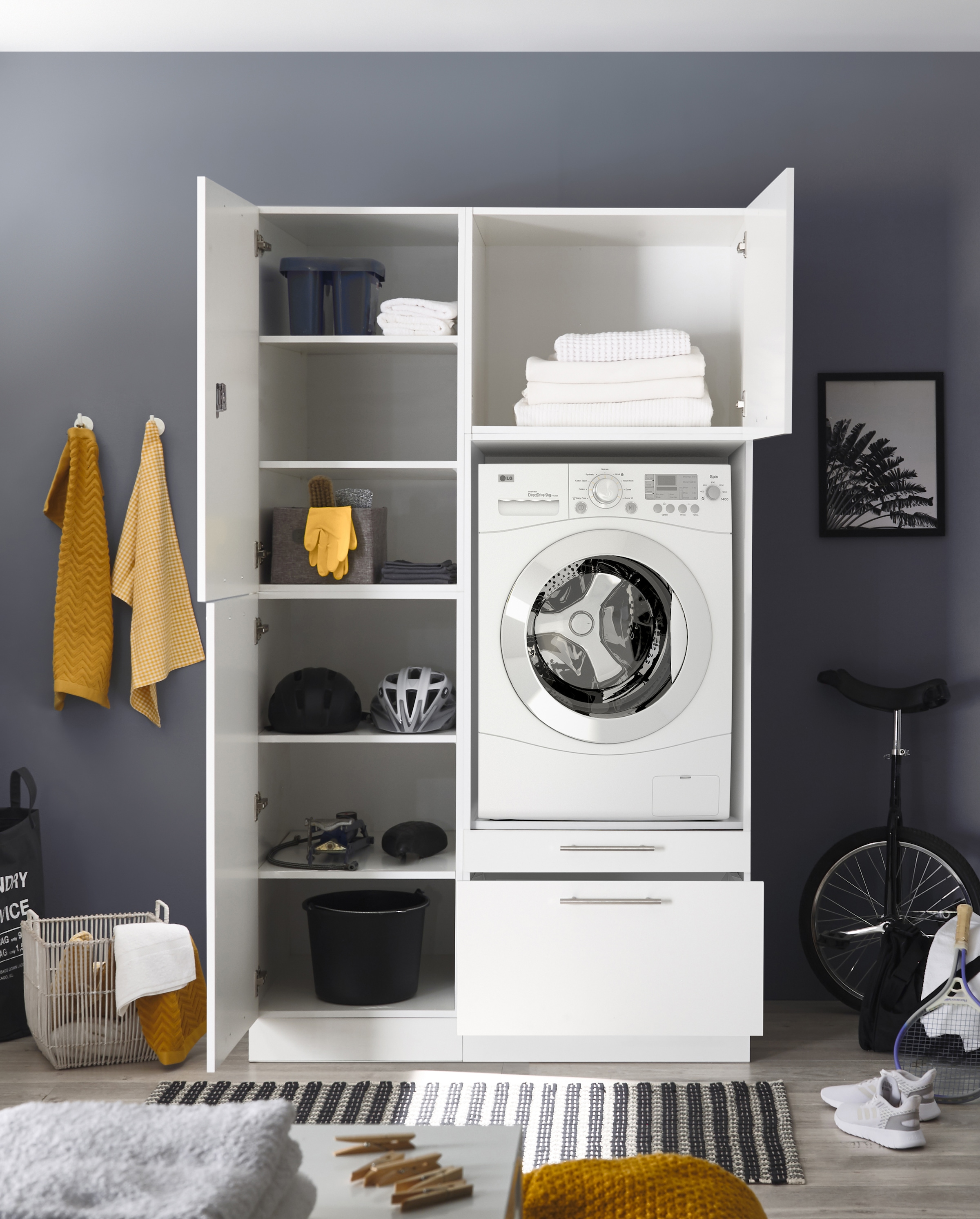 RESPEKTA Mehrzweckschrank-Set »Clara-Set 9« Schrankelemente einzeln erhältlich, 2 Stk. tlg.