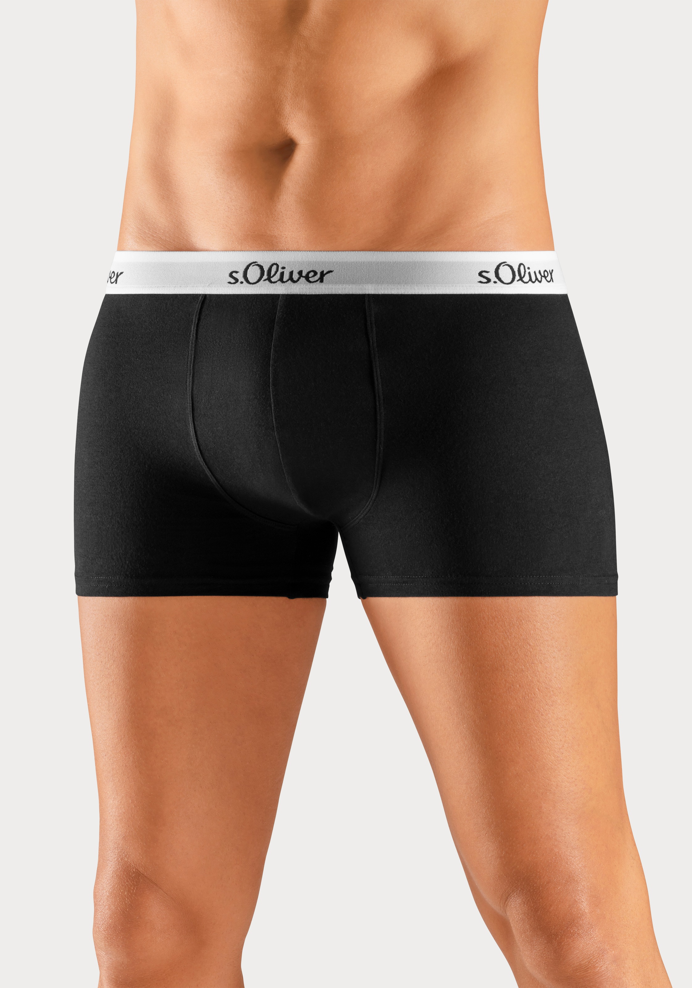 s.Oliver Boxer »Boxershorts für Herren«, (3 St.), klassisches Basic für jeden Kleiderschrank