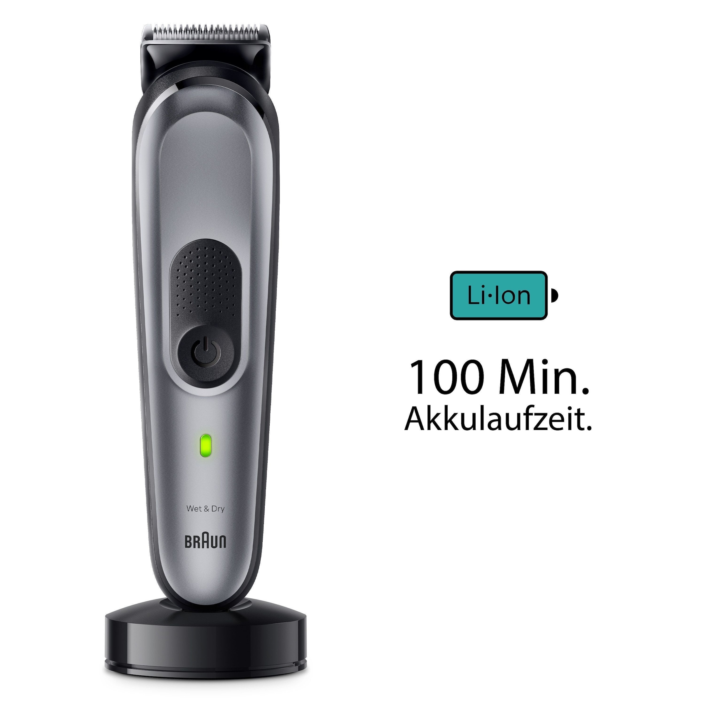 Braun Haarschneider »All-In-One Styling Set MGK7440, 11-in-1 Set für Bart«, wiederaufladbar, 100 Min. kabellose Laufzeit