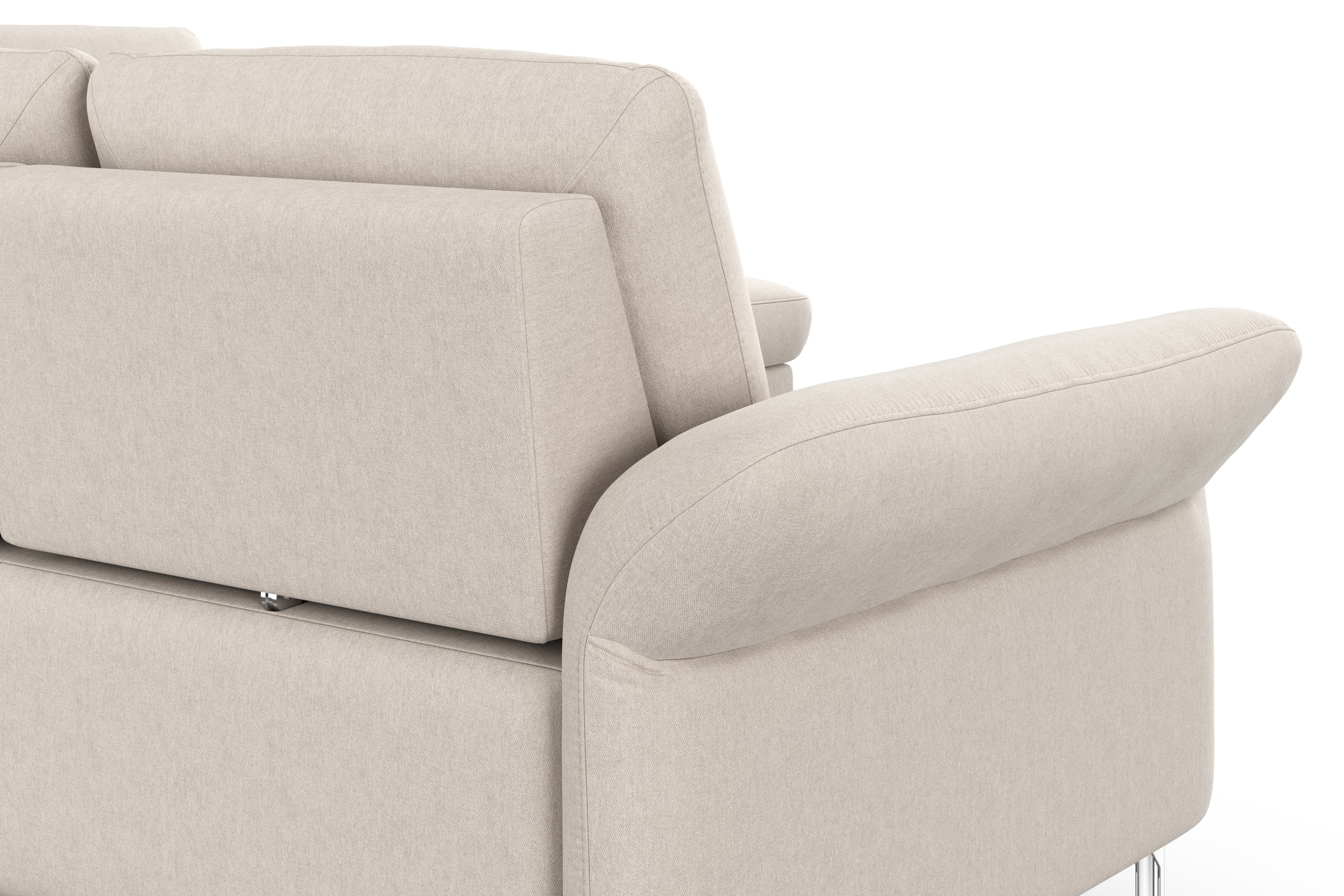 INOSIGN Ecksofa »Palm Beach L-Form«, Federkern, mit Sitztiefenverstellung, wahlweise mit Bettfunktion