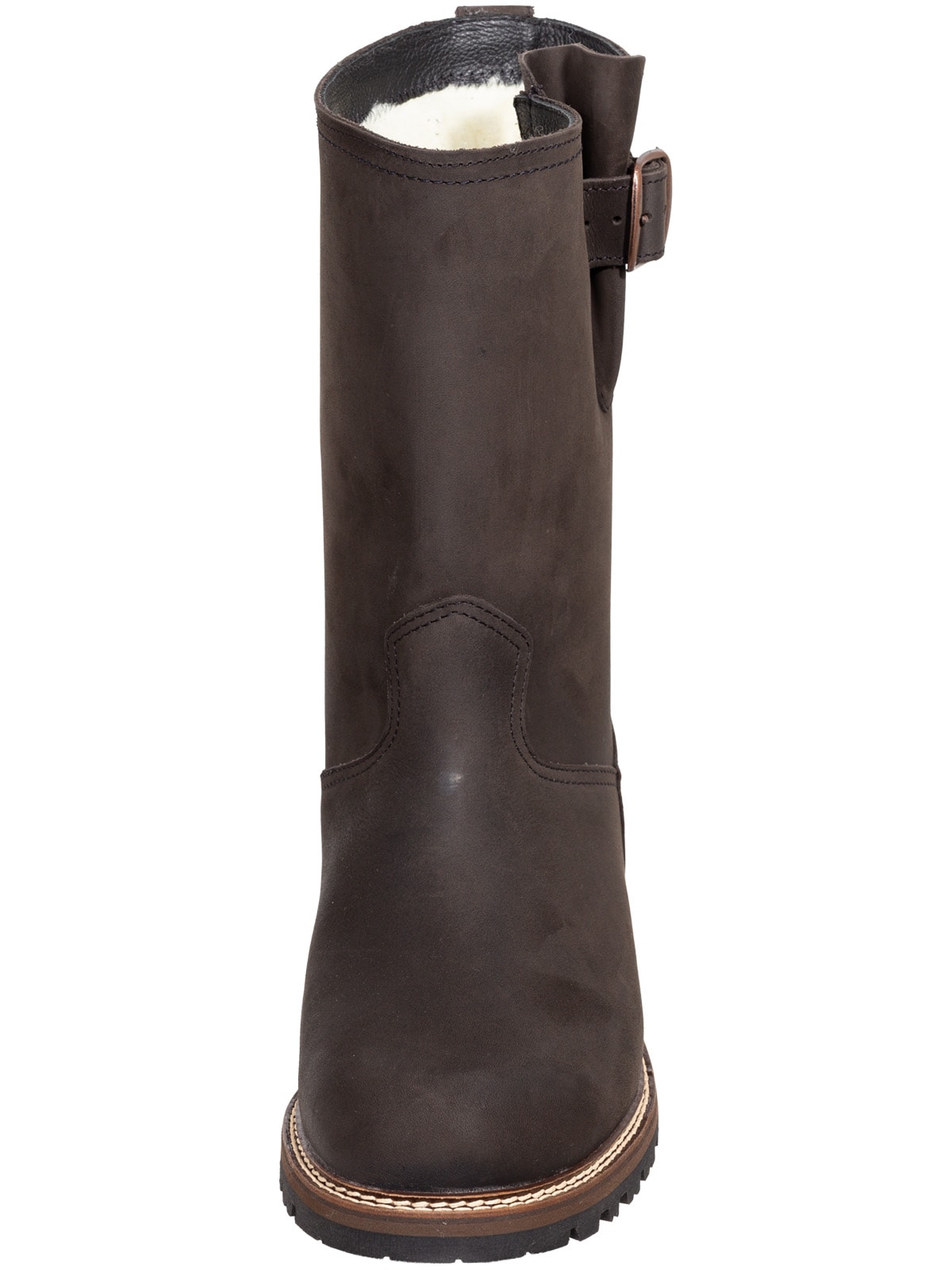 Meindl Wanderstiefel »Meindl Wagrain GTX espresso«  Durchgehendes echtes Lammfellfutter inklusive Lammfell-Fußbett