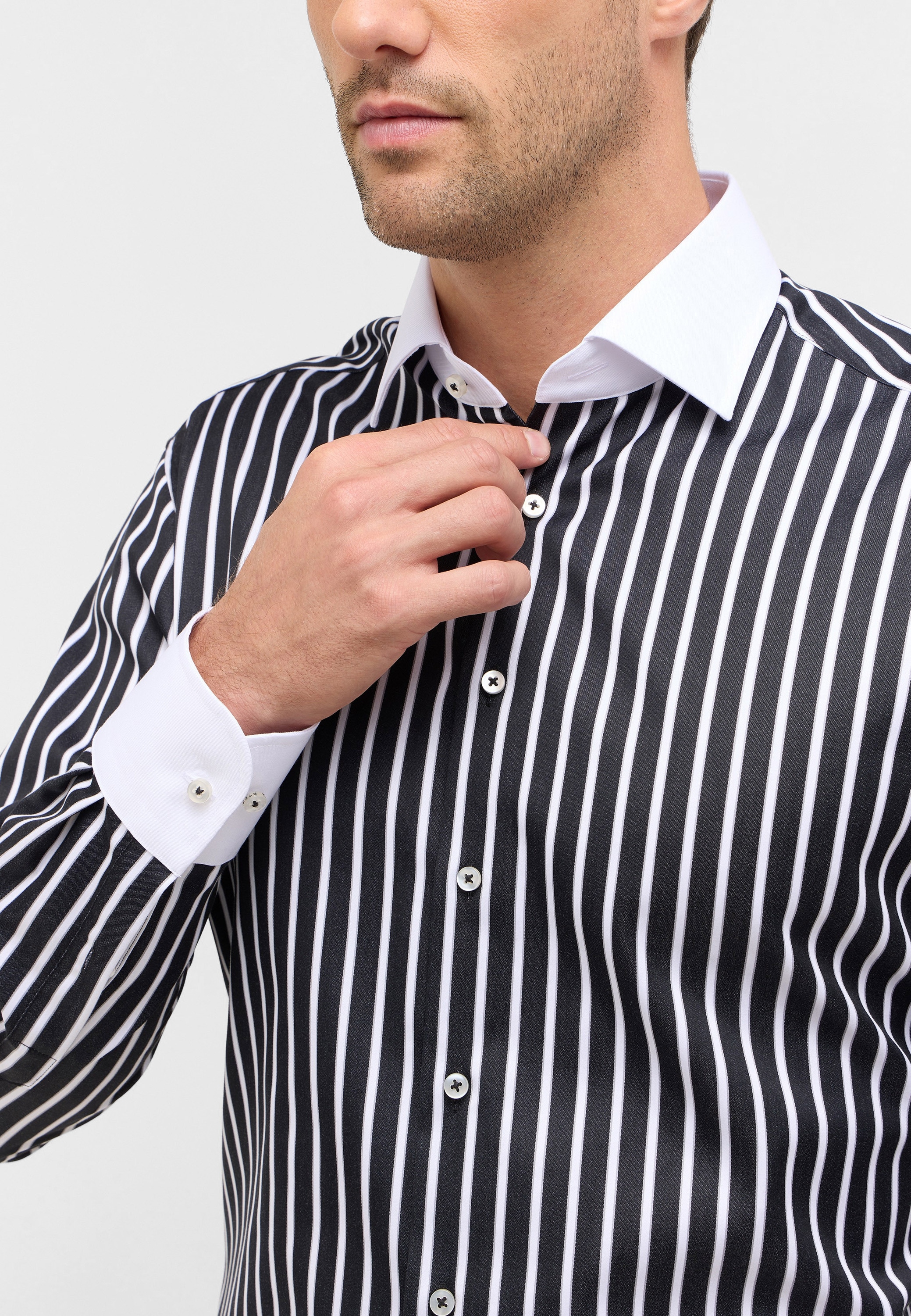 Eterna Langarmhemd »MODERN FIT« NON IRON (bügelfrei)