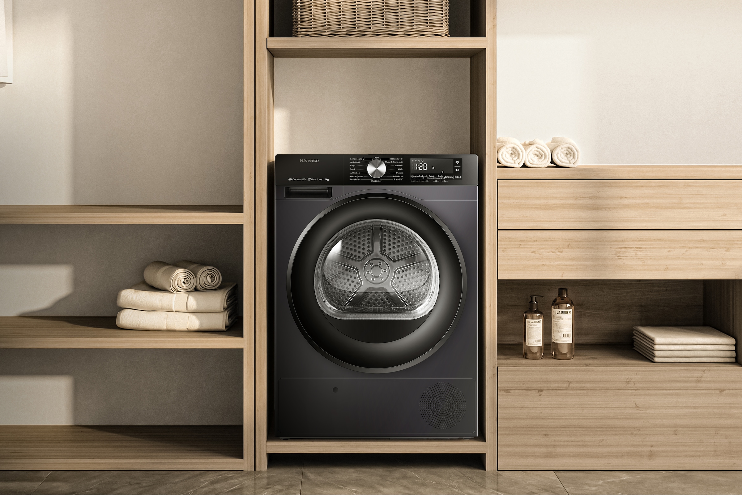 Hisense Wärmepumpentrockner »DH3S902B«, 9 kg