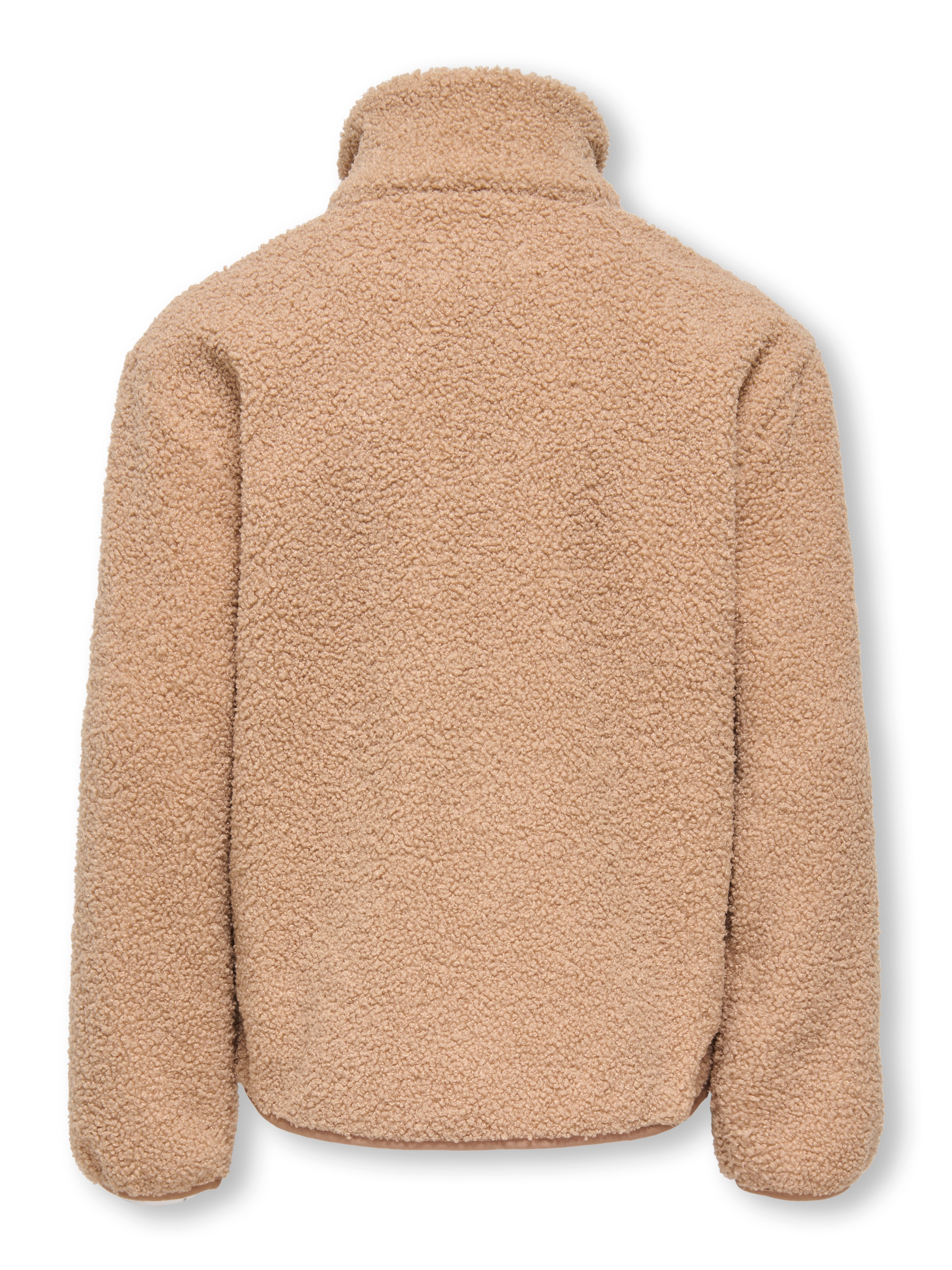 KIDS ONLY Fleecejacke »KOGEVA LIFE TEDDY JACKET CP OTW NOOS« ohne Kapuze