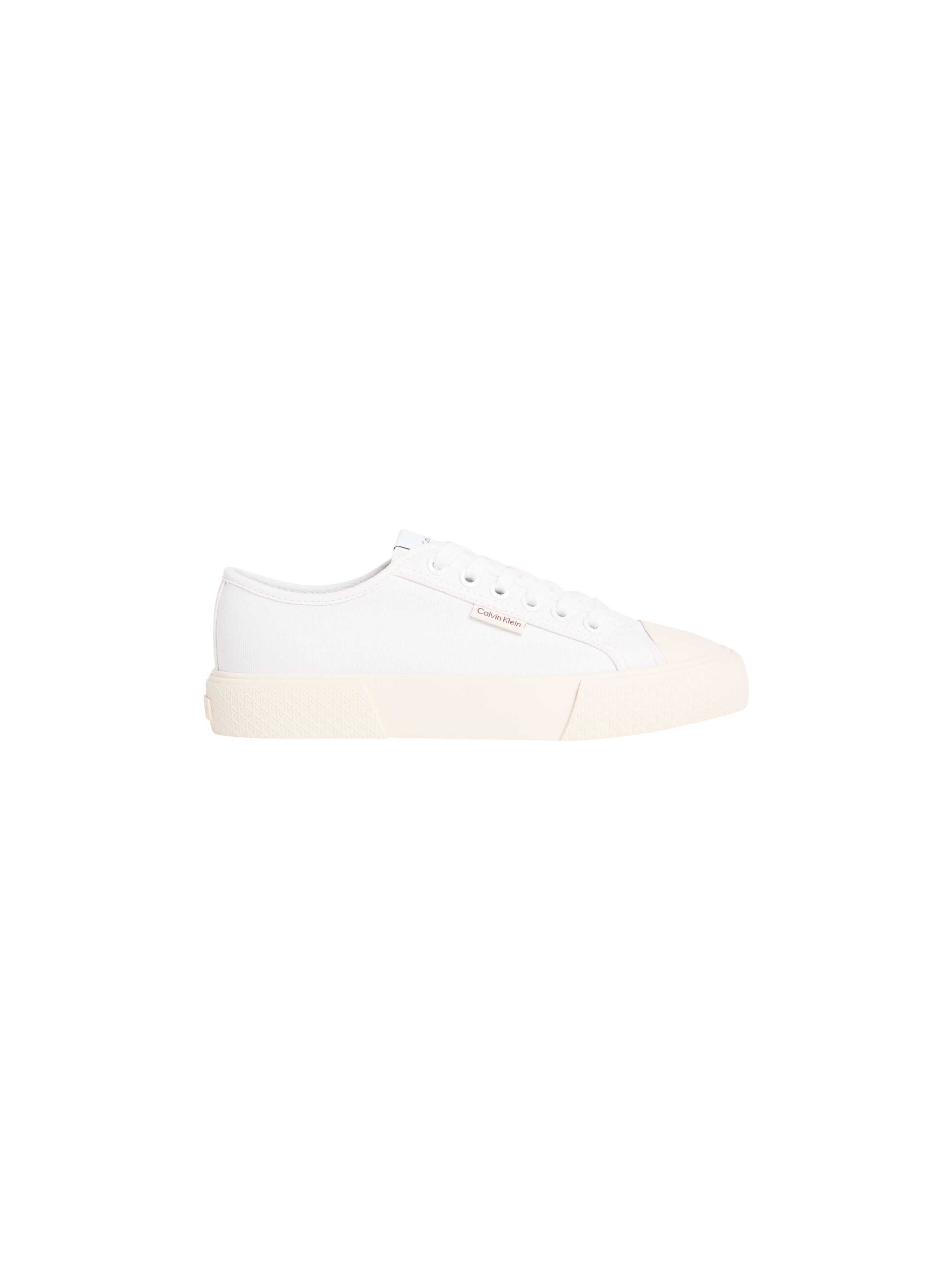 Calvin Klein Plateausneaker »VULC LACE UP CANVAS«  Schnürschuh, Canvas-Sneaker, Halbschuh mit Gummikappe