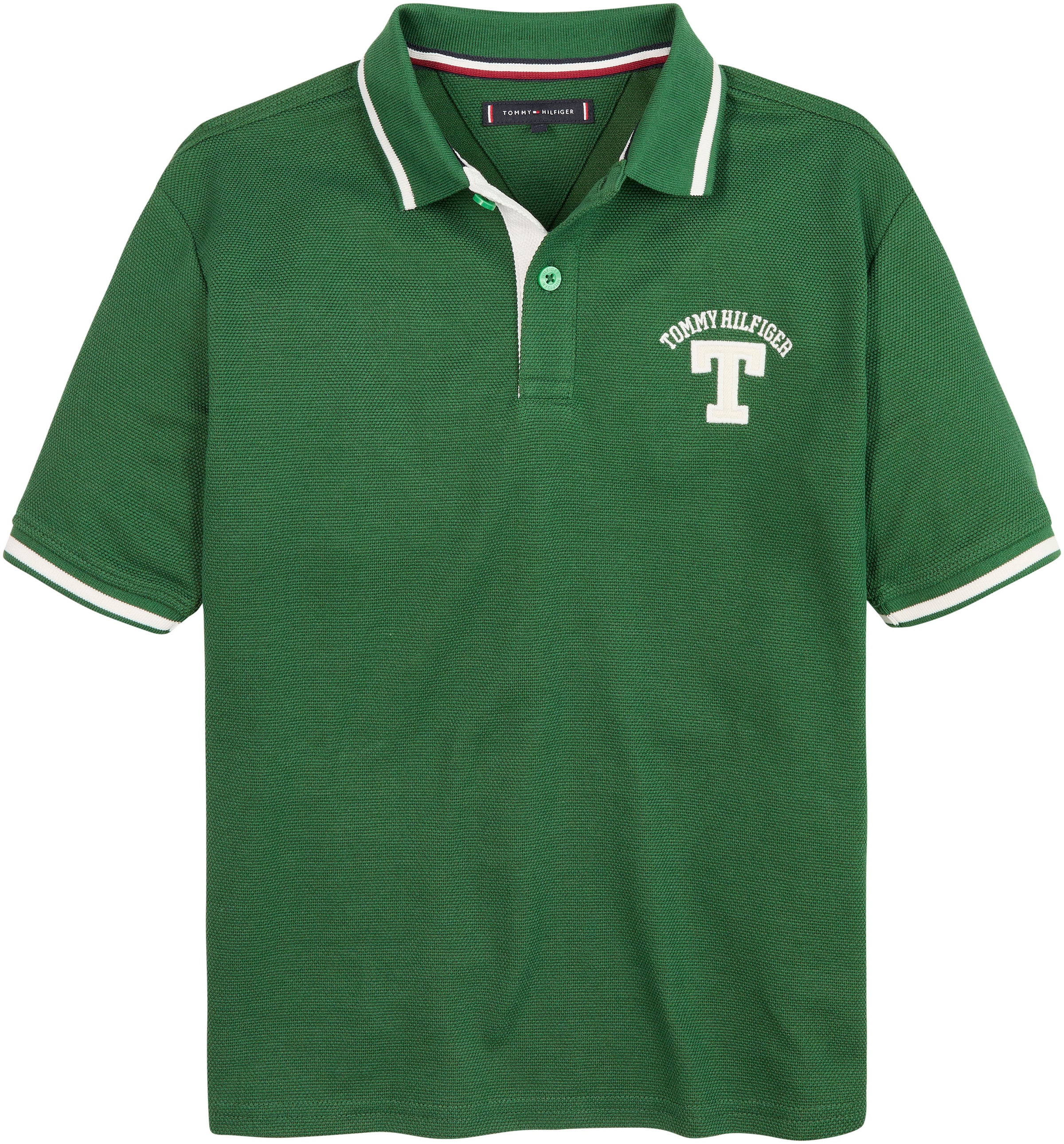 Tommy Hilfiger Poloshirt »VARSITY POLO S/S«, mit Tommy Hilfiger Logo auf  der Brust online bei OTTO