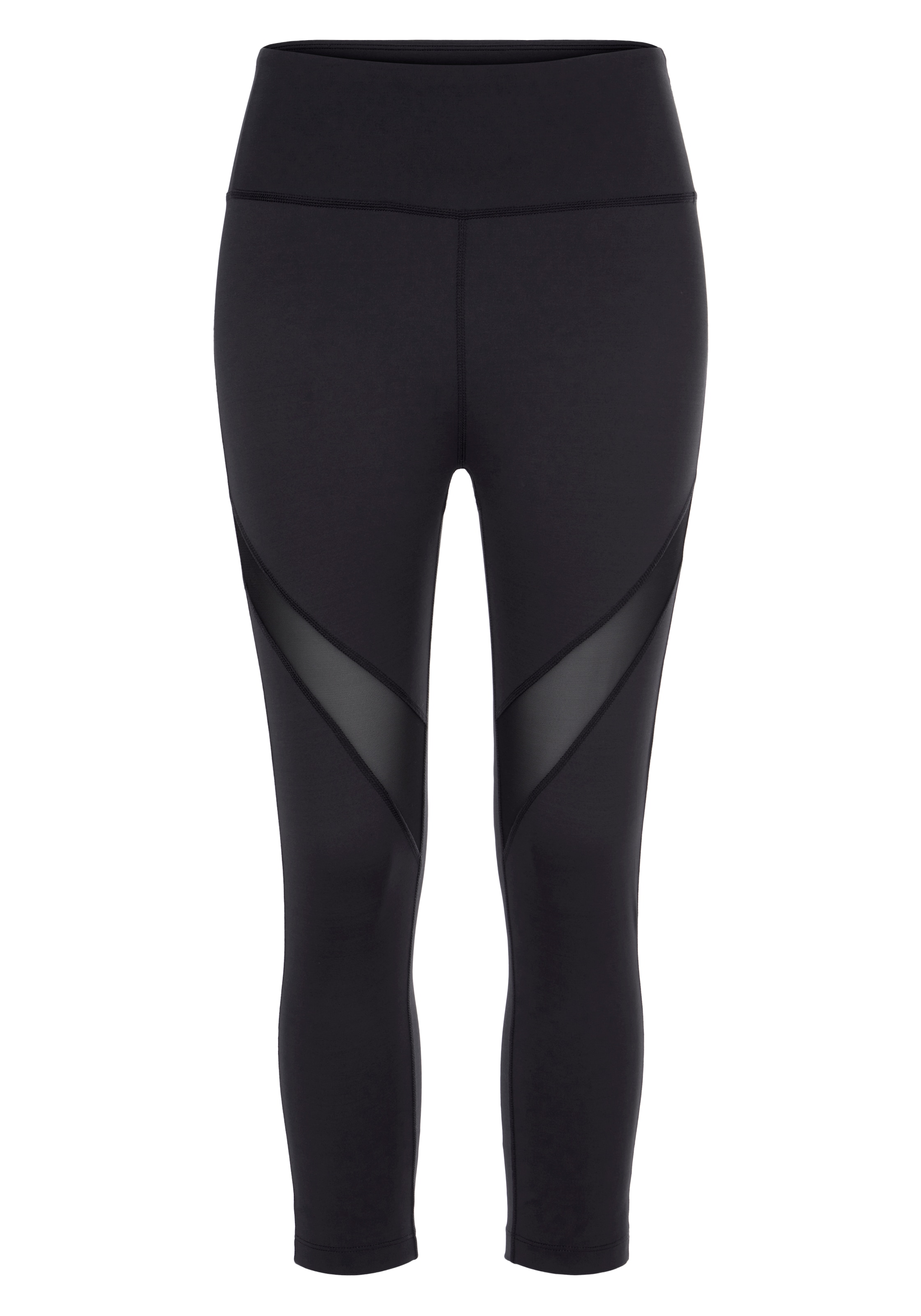 LASCANA ACTIVE Caprileggings »-Sport Capri«, mit kleiner Raffung, Loungewear