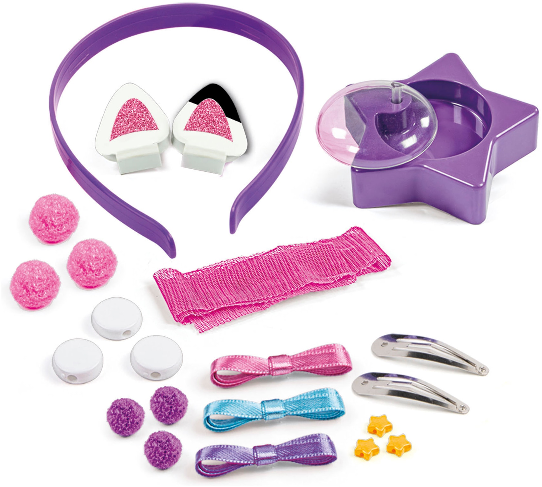 Clementoni® Kreativset »Gabby's Dollhouse, Haar-Accessoires«, Made in Europe