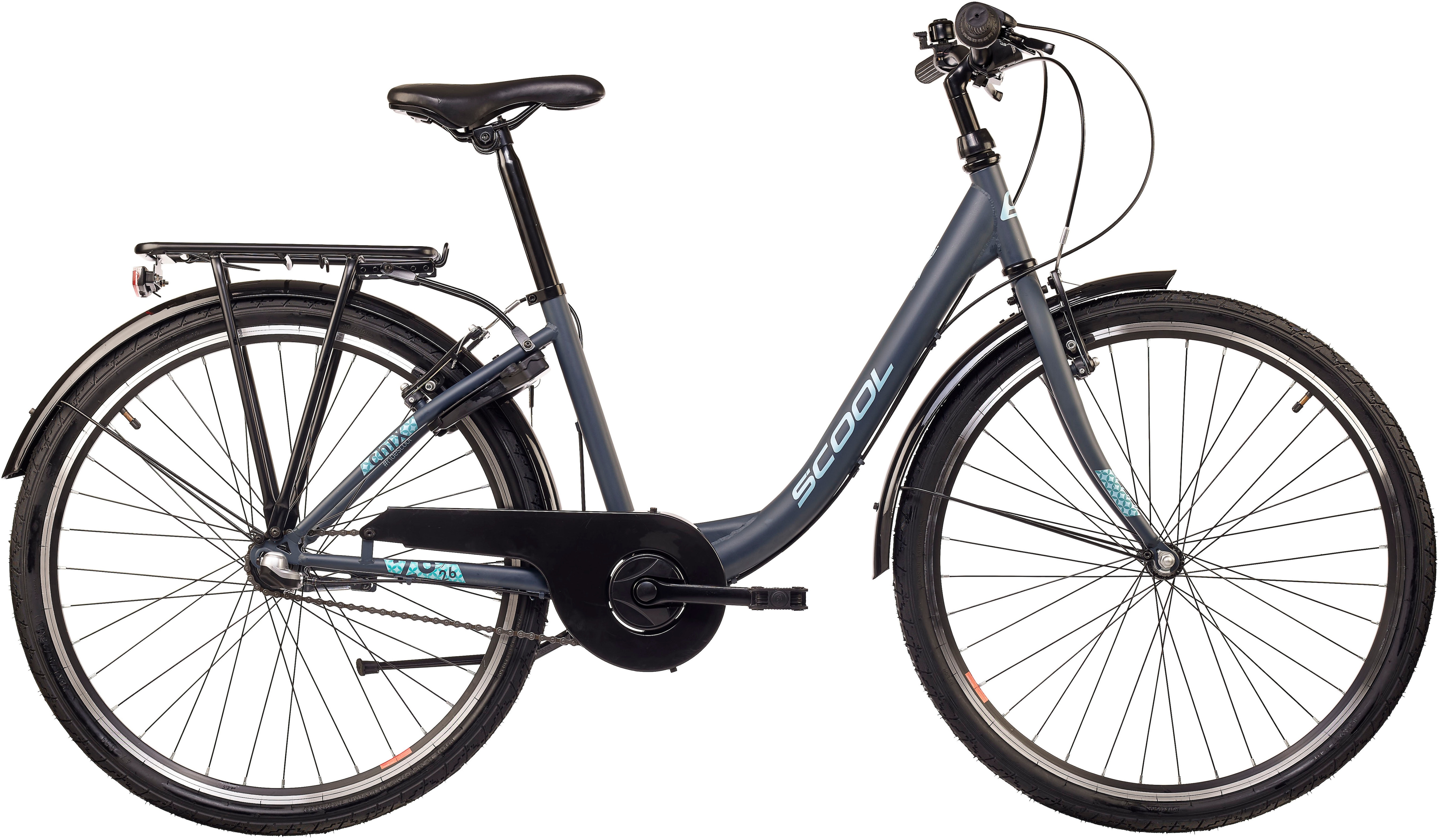 S’Cool Jugendfahrrad »S'COOL chiX« 3 Gang Shimano Nabenschaltung in blau, Größe 26 Zoll (66,04 cm)