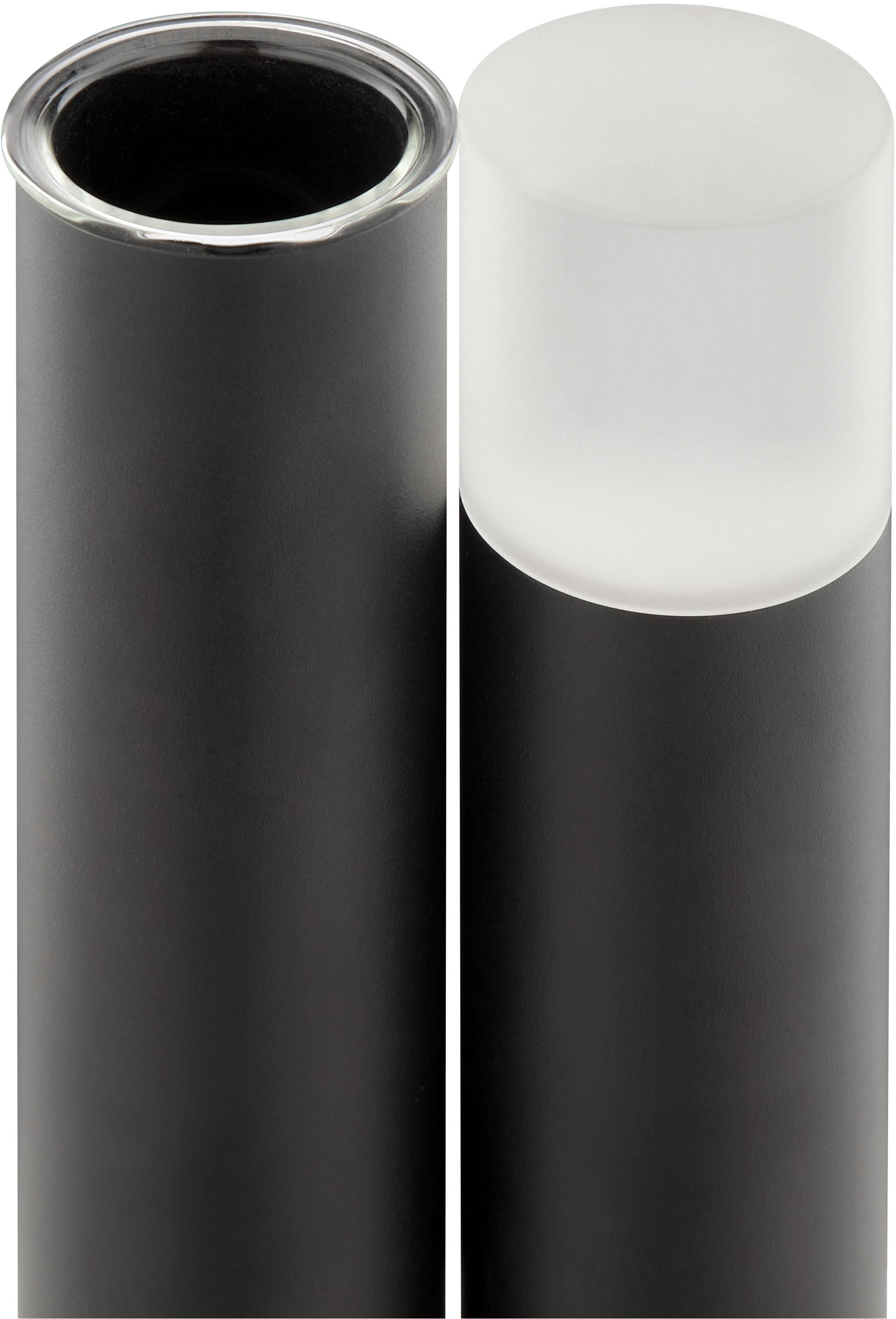 OTTO home LED Tischleuchte »Lynett - Akku Tischlampe, Blumenvase integriert« LED-Modul 1 Stk. Warmweiß inkl. Vase, Akkulampe, wireless charging, 27 cm, kabellose Lampe, Deko
