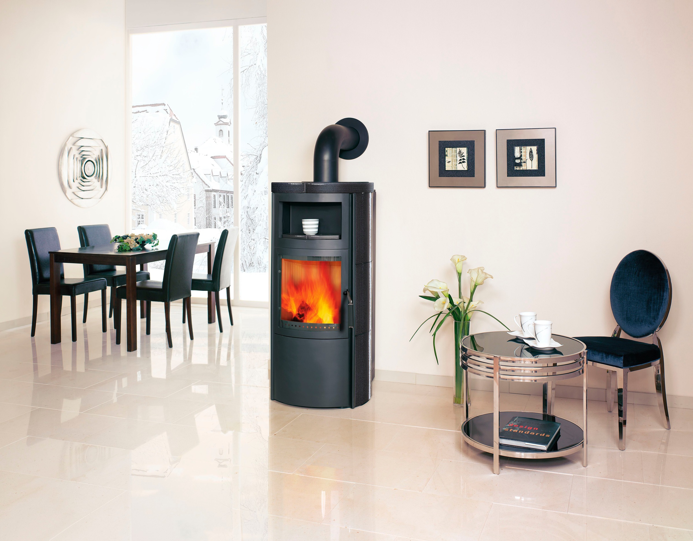 HARK Kaminofen »»Vito WW GT ECOplus 14,2 KW««, meteor-schwarz