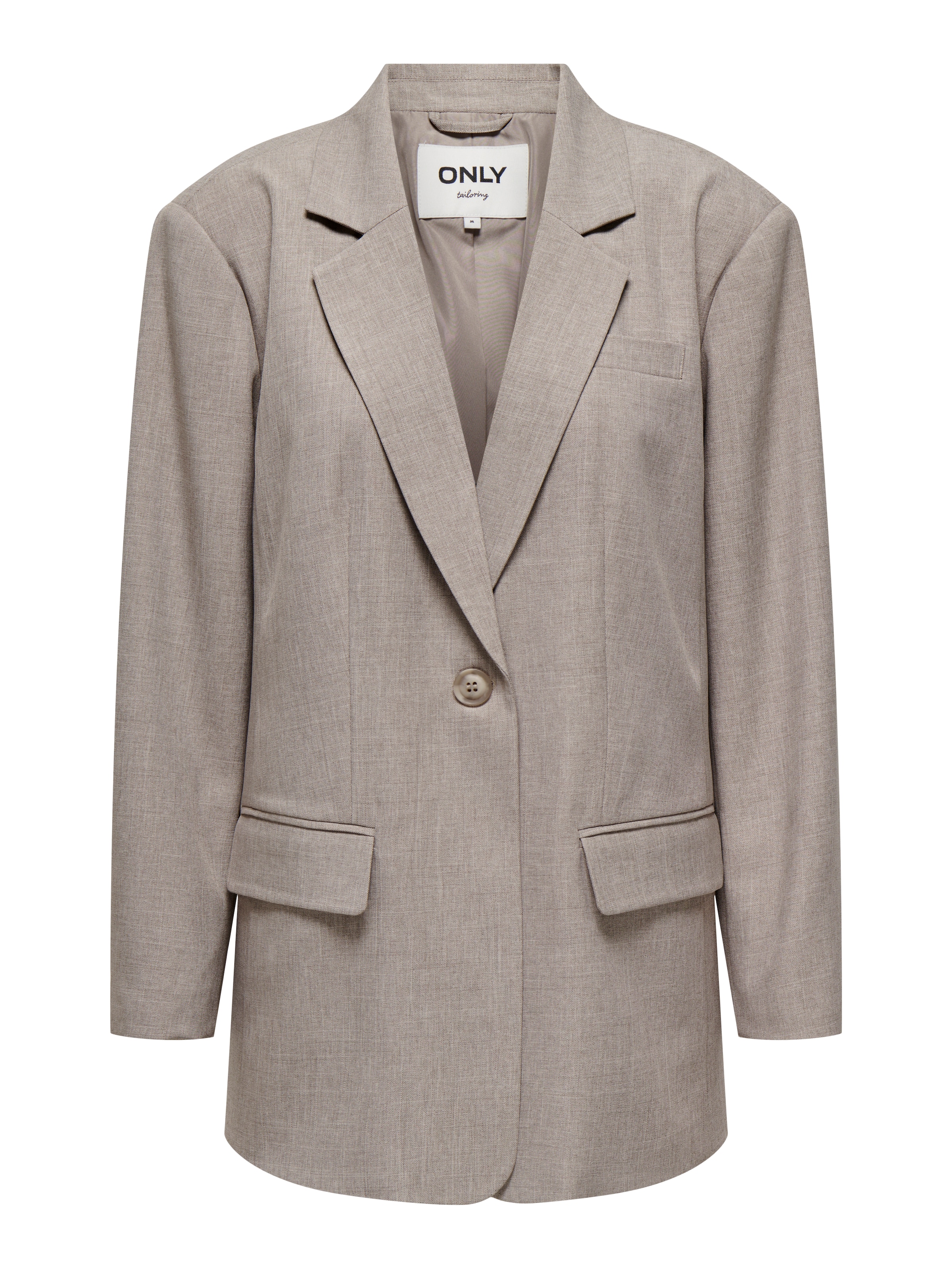 ONLY Longblazer »ONLLINDA LS BOYFR MEL BLAZER TLR NOOS« mit Reverskragen