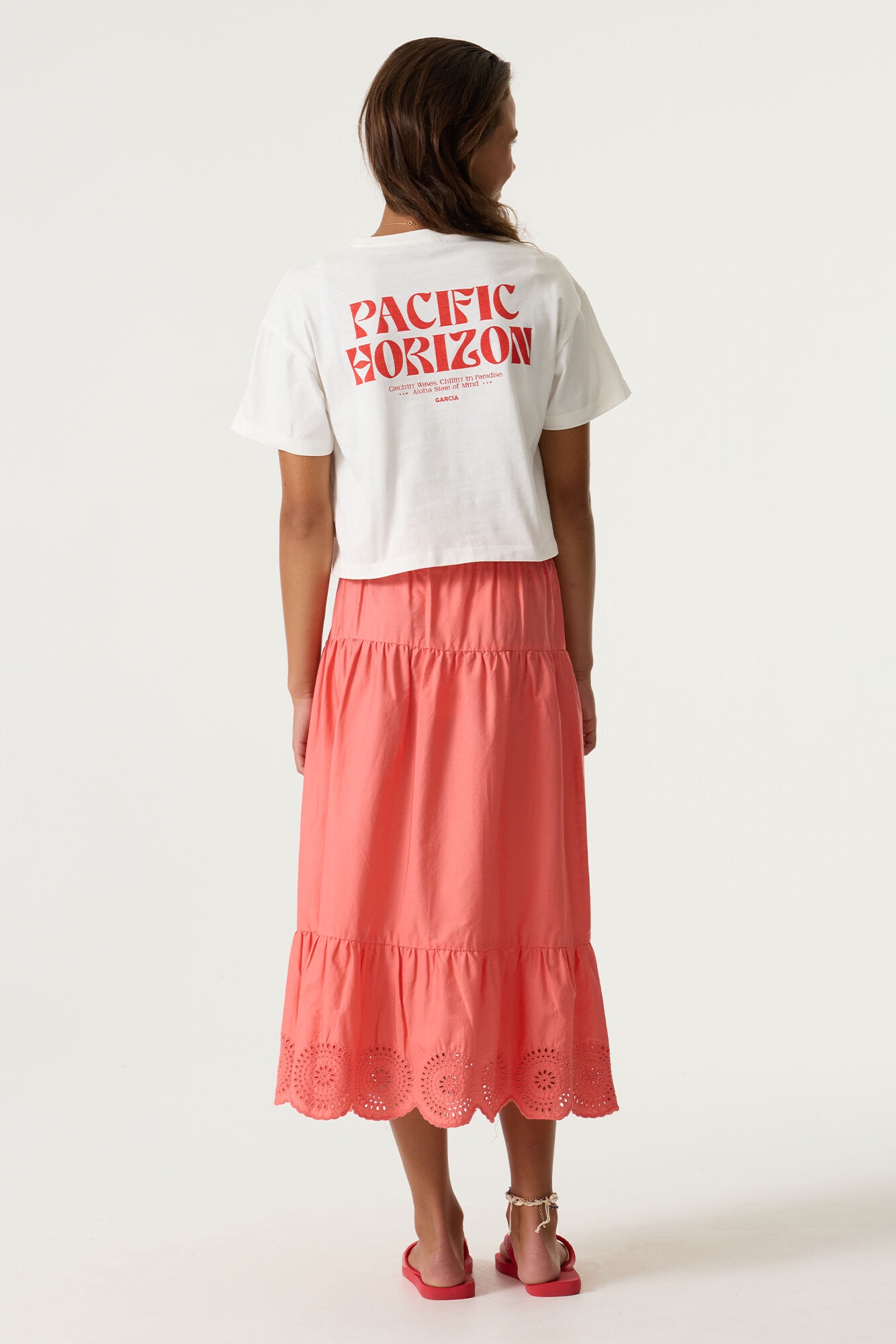 Garcia Maxirock mit Häkel-Details, for Girls