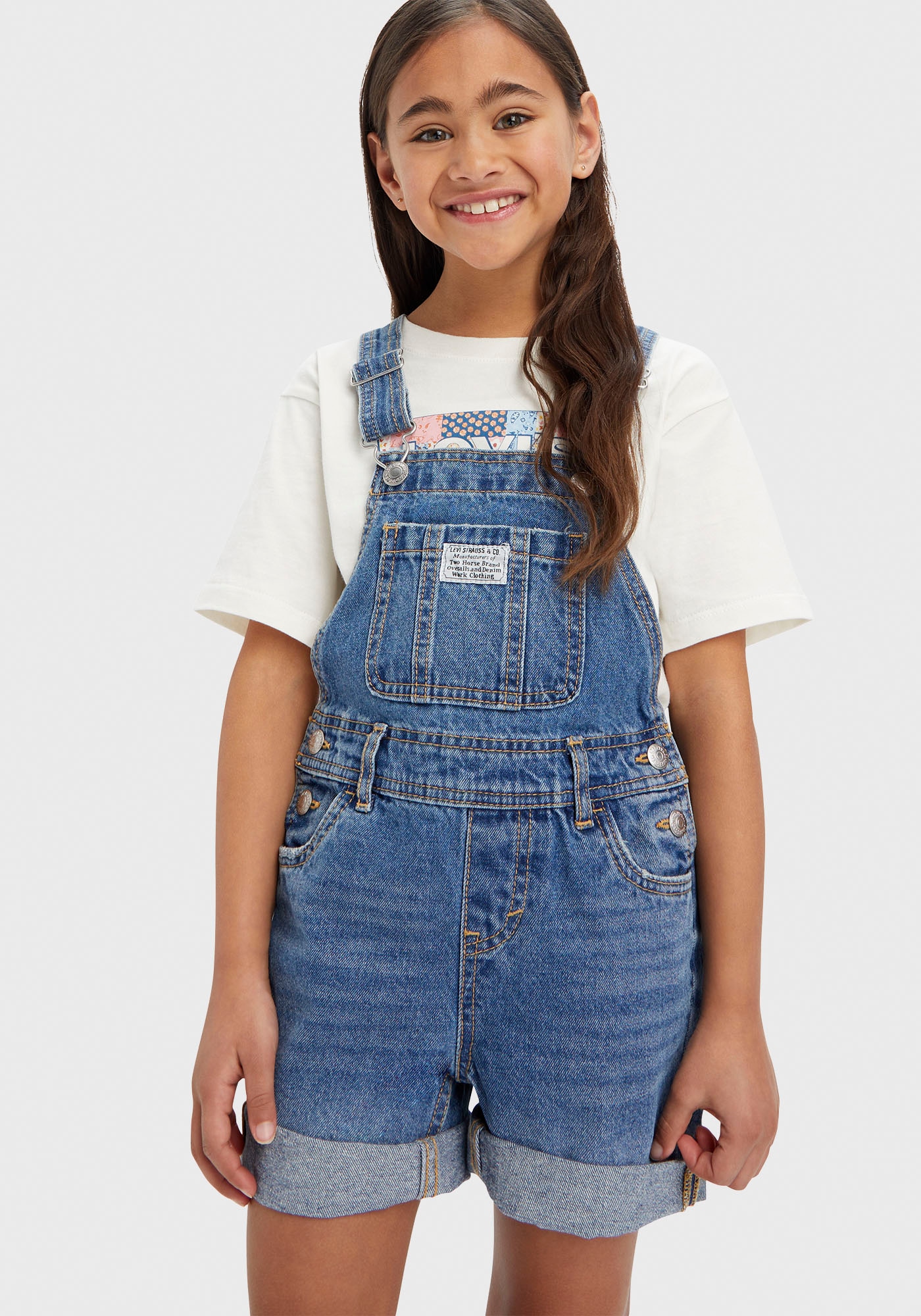 Levi's® Kids Latzhose, mit Knöpfen an der Taille for GIRLS