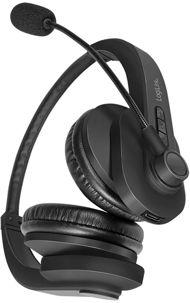 LogiLink Kopfhörer »BT0060« A2DP Bluetooth | AVRCP Bluetooth | Bluetooth | HFP | HSP integrierte Steuerung für Anrufe und Musik