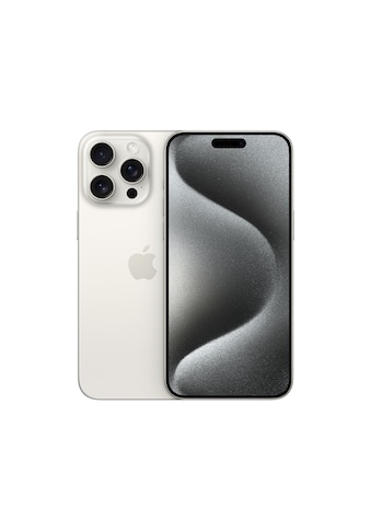 Smartphone »iPhone 15 Pro Max«, Titan Weiß, 17 cm/6,7 Zoll, 48 MP Kamera