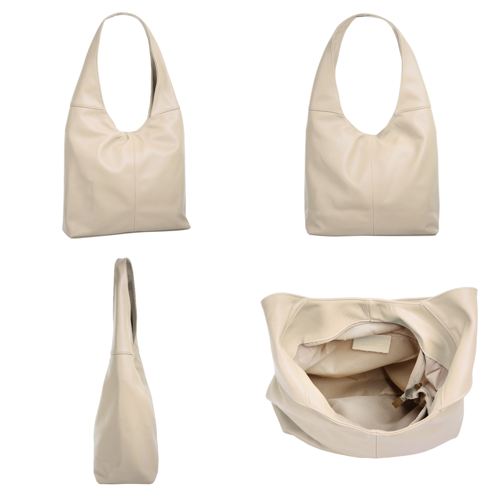 Piké Shopper, echt Leder, Made in Italy