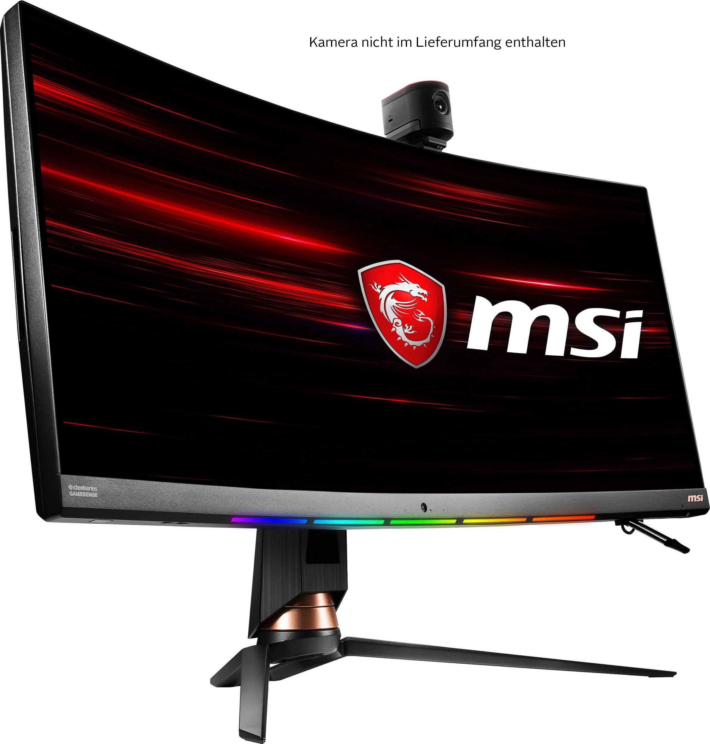MSI Curved-Gaming-LED-Monitor »Optix MPG341CQR«, 86,36 cm/34 Zoll, 3440 x 1440 px, UWQHD, 1 ms Reaktionszeit, 144 Hz, 3 Jahre Herstellergarantie