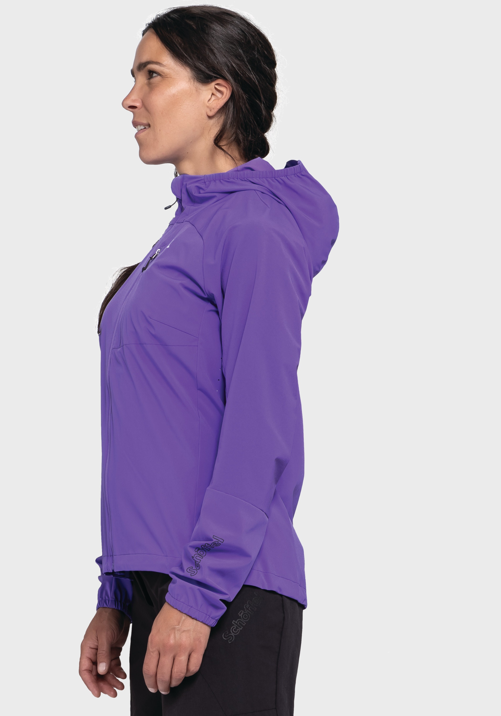 Schöffel Outdoorjacke »Bike Hybrid Jk Style Mamry WMS«, mit Kapuze