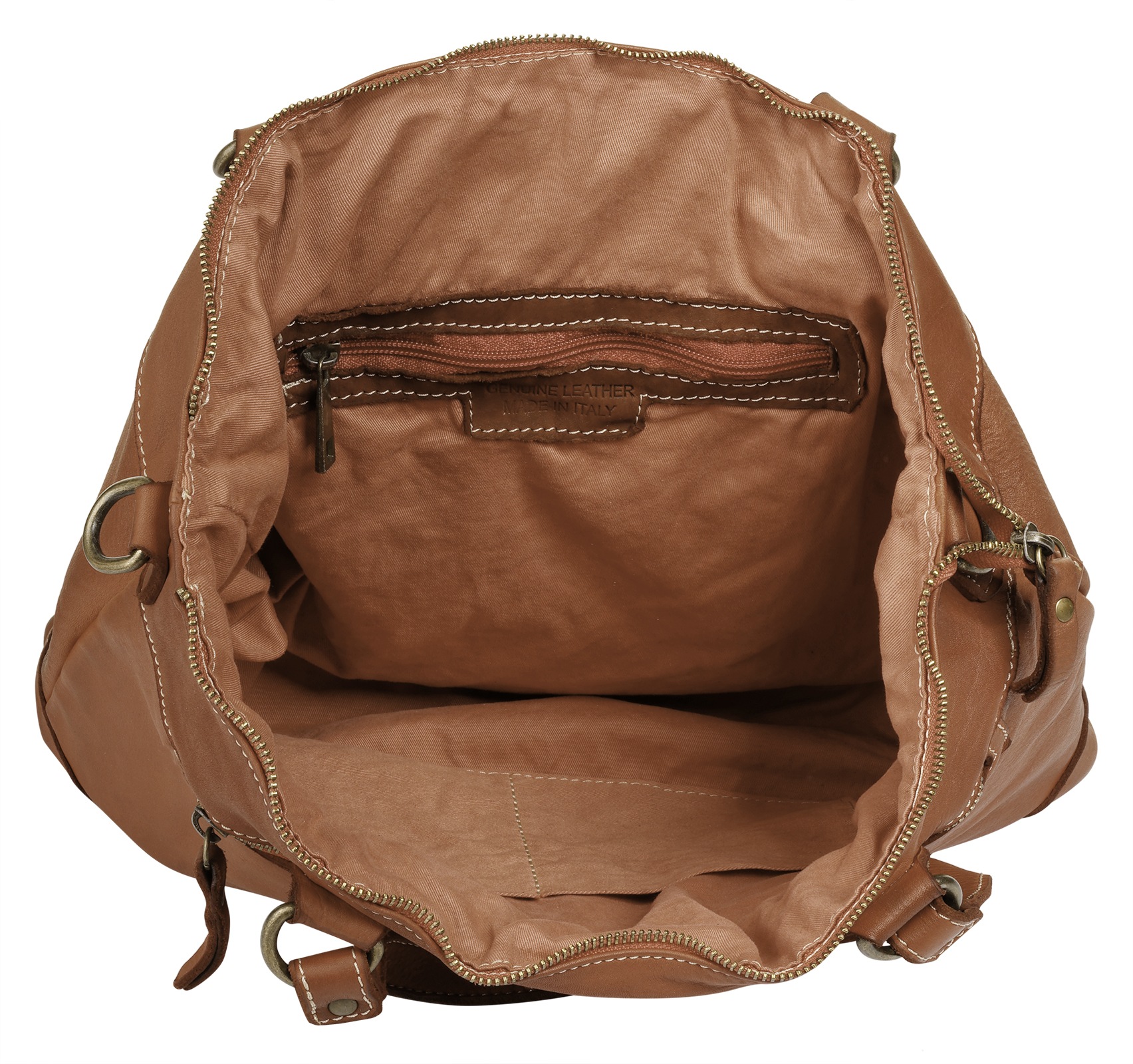 Cluty Shopper, echt Leder, Made in Italy