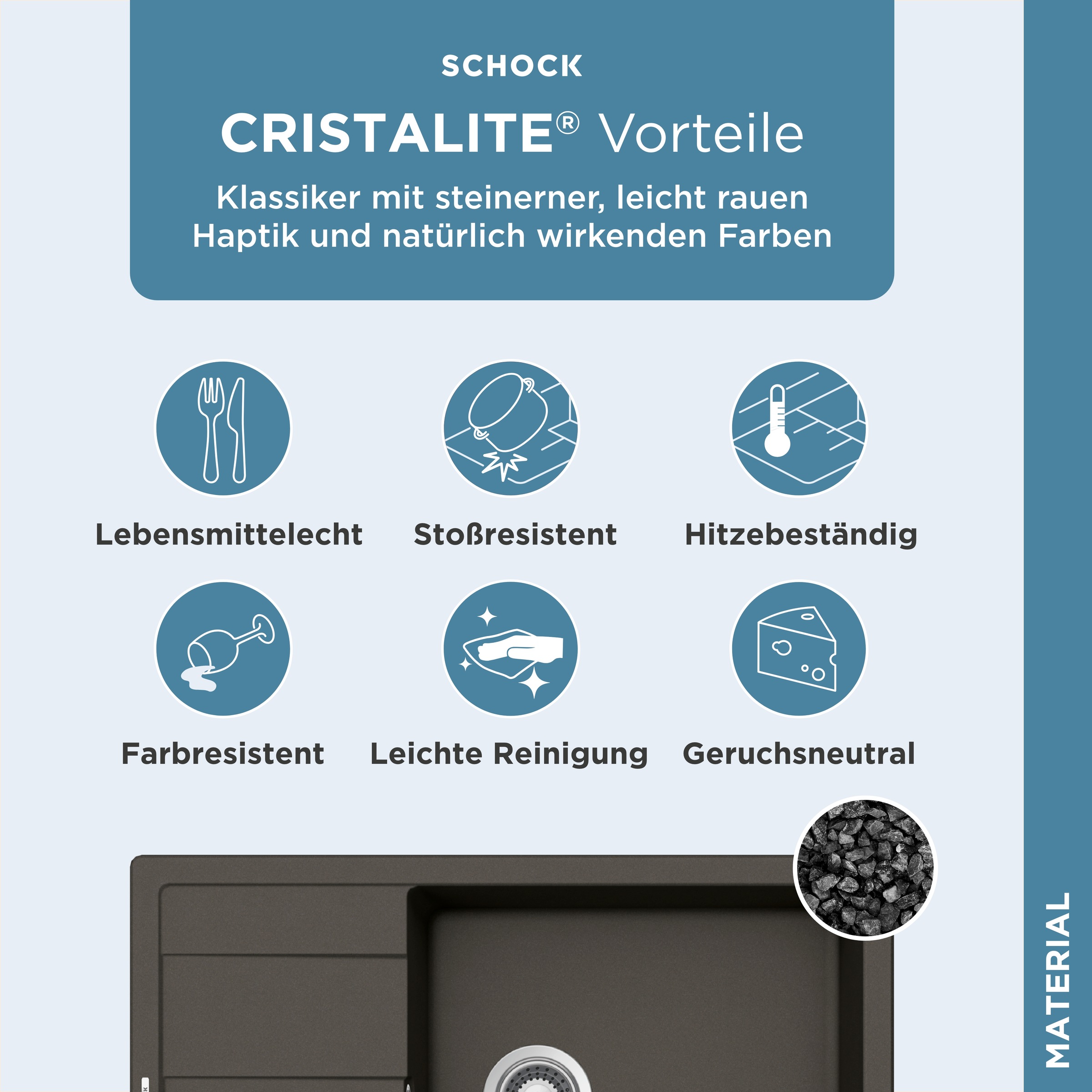 Schock Granitspüle »Manhattan D-100LS«