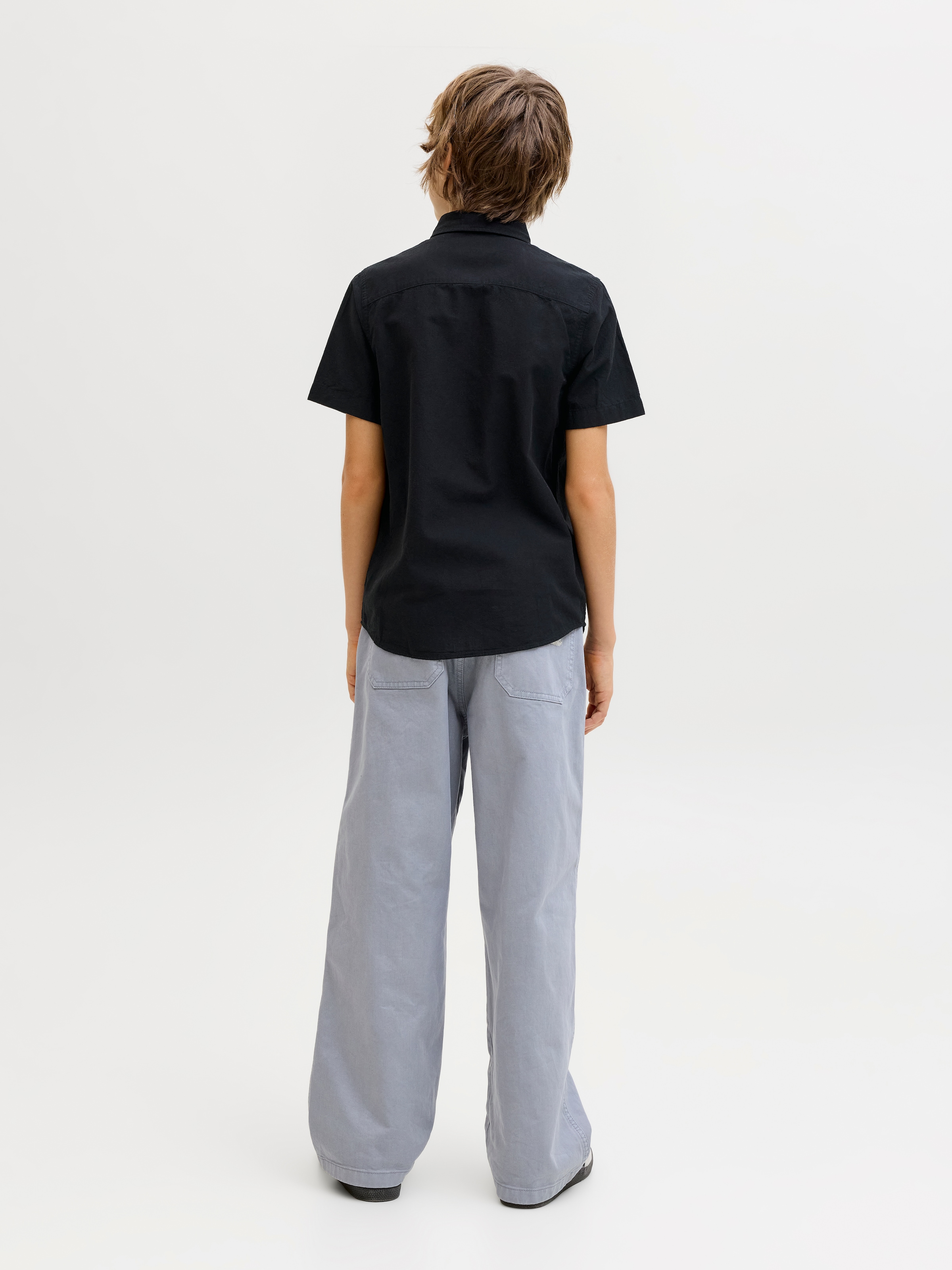 Jack & Jones Junior Kurzarmhemd »JJEBREEZE LINEN BLEND SHIRT S/S SN JNR«