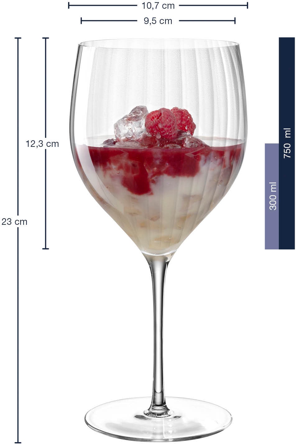 LEONARDO Cocktailglas »POESIA«, (Set, 6 tlg.), 750 ml, 6-teilig