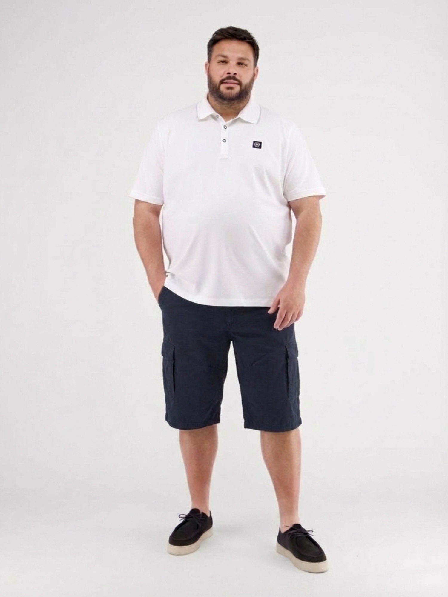 LERROS Cargobermudas »Lang-Bermuda mit Cargotaschen, grosse Größen«