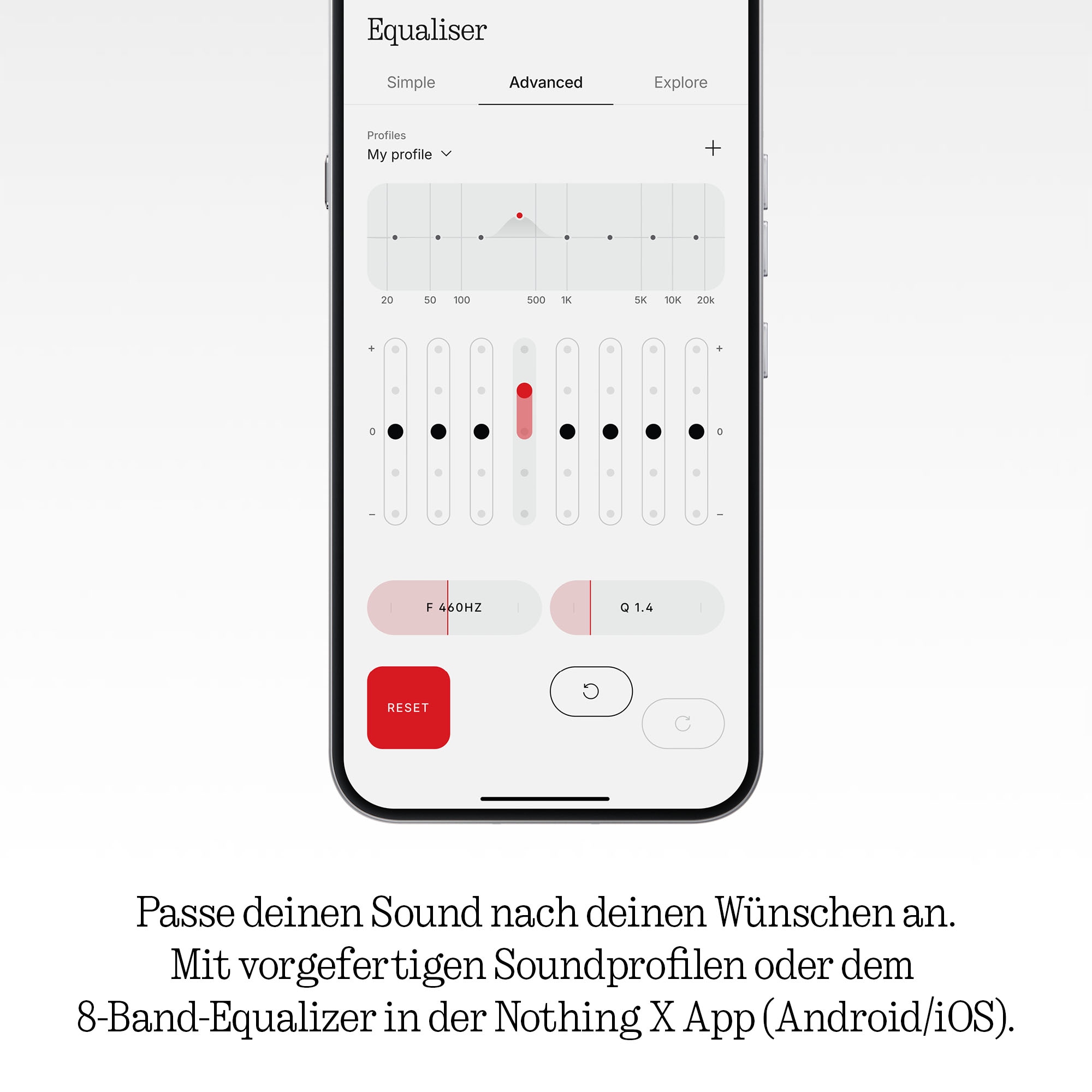 NOTHING wireless In-Ear-Kopfhörer »Ear (3a)« Bluetooth Active Noise Cancelling (ANC)
