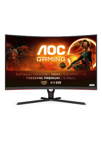 AOC Curved-Gaming-Monitor »C32G3AE/BK«, 80 cm/31,5 Zoll, 1920 x 1080 px, 1 ms... kaufen