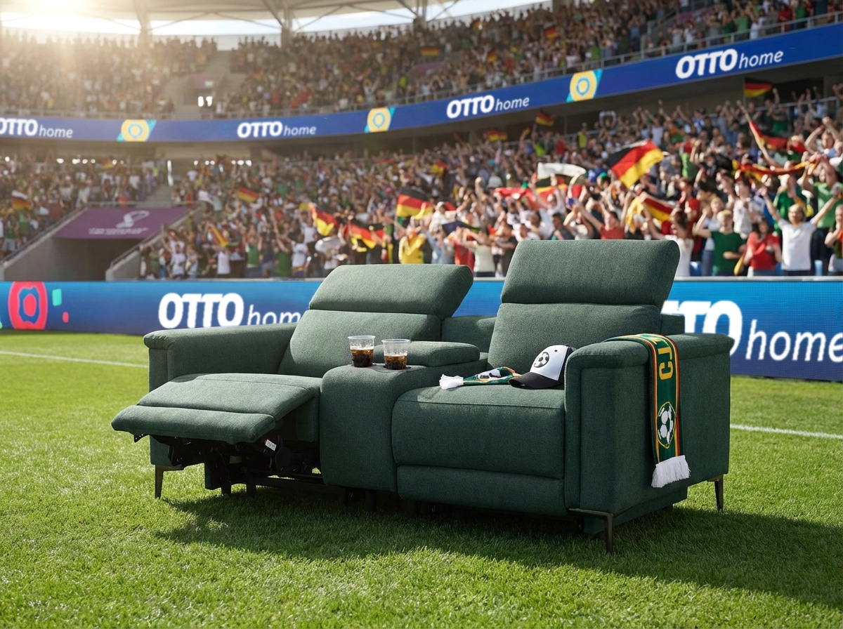 OTTO home 2-Sitzer »LUND, Struktur, Kinosofa, Relaxfunktion, TV-Sessel, man./elektrisch« Kopfteilverstellung, Getränkefachhalter, Staufach, wahlweise USB A/C