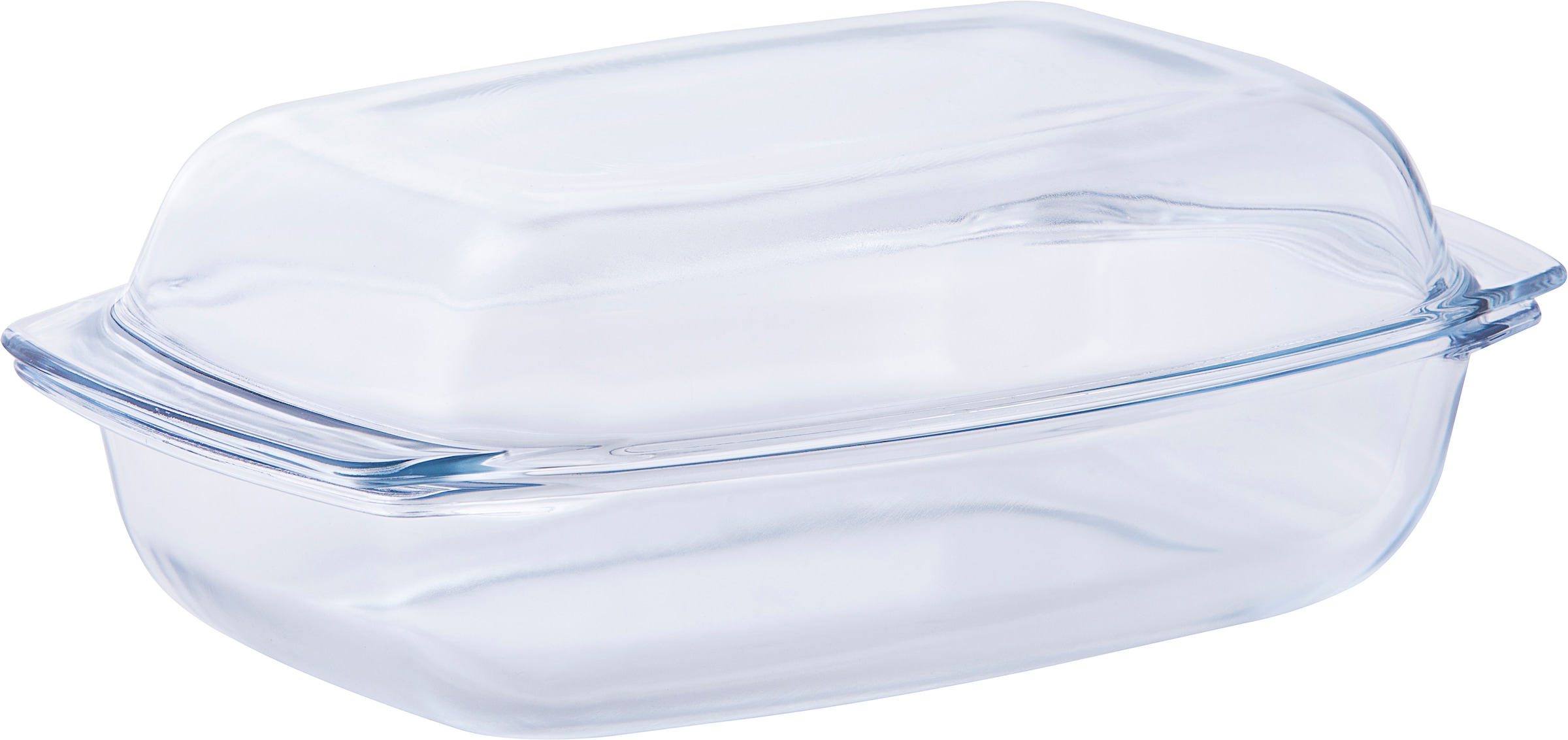 van Well Auflaufform Glas feuerfestes Glas, 4,1 Liter