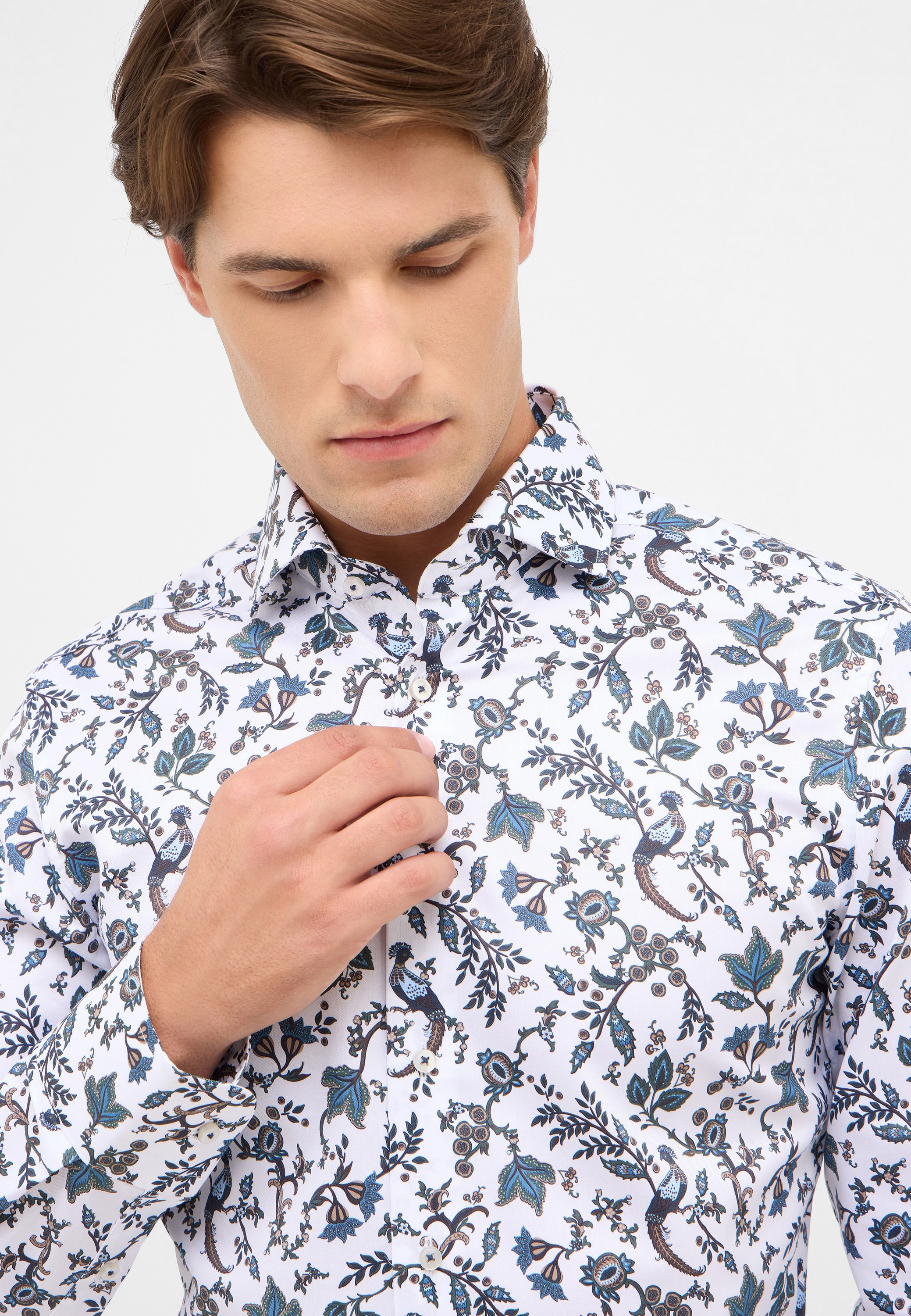 Eterna Langarmhemd »SLIM FIT«, NON IRON (bügelfrei)