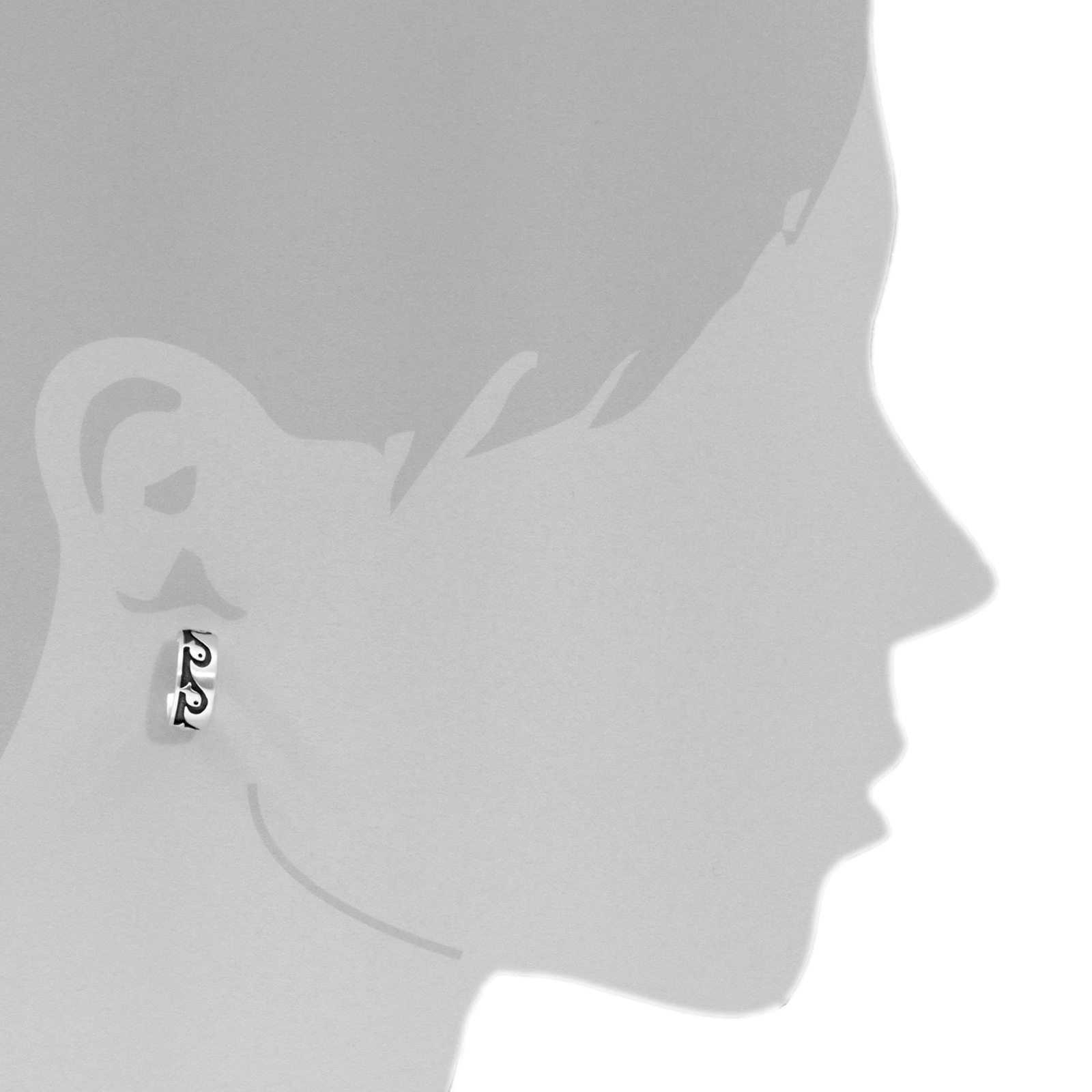 OSTSEE-SCHMUCK Paar Ohrstecker »- Fisch - Silber 925/000 -,«