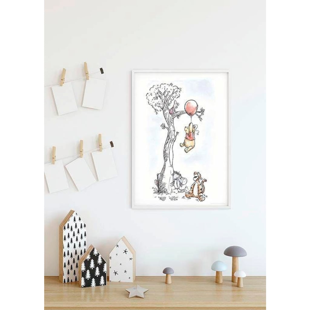 Komar Poster »Winnie Pooh Hang on«, Disney, (1 St.)