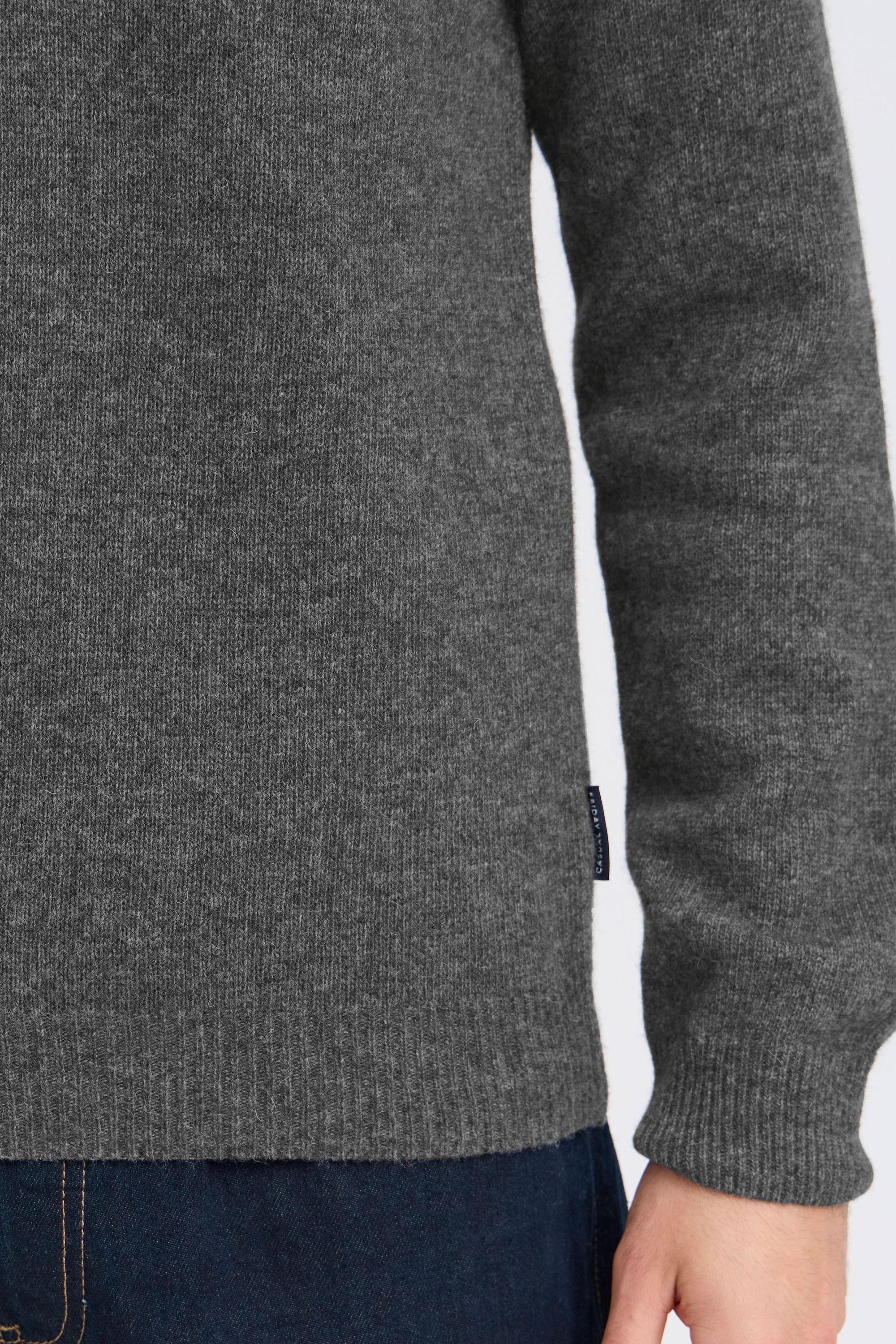 Casual Friday Troyer »Troyer CFKARL halfzip lambswool knit«