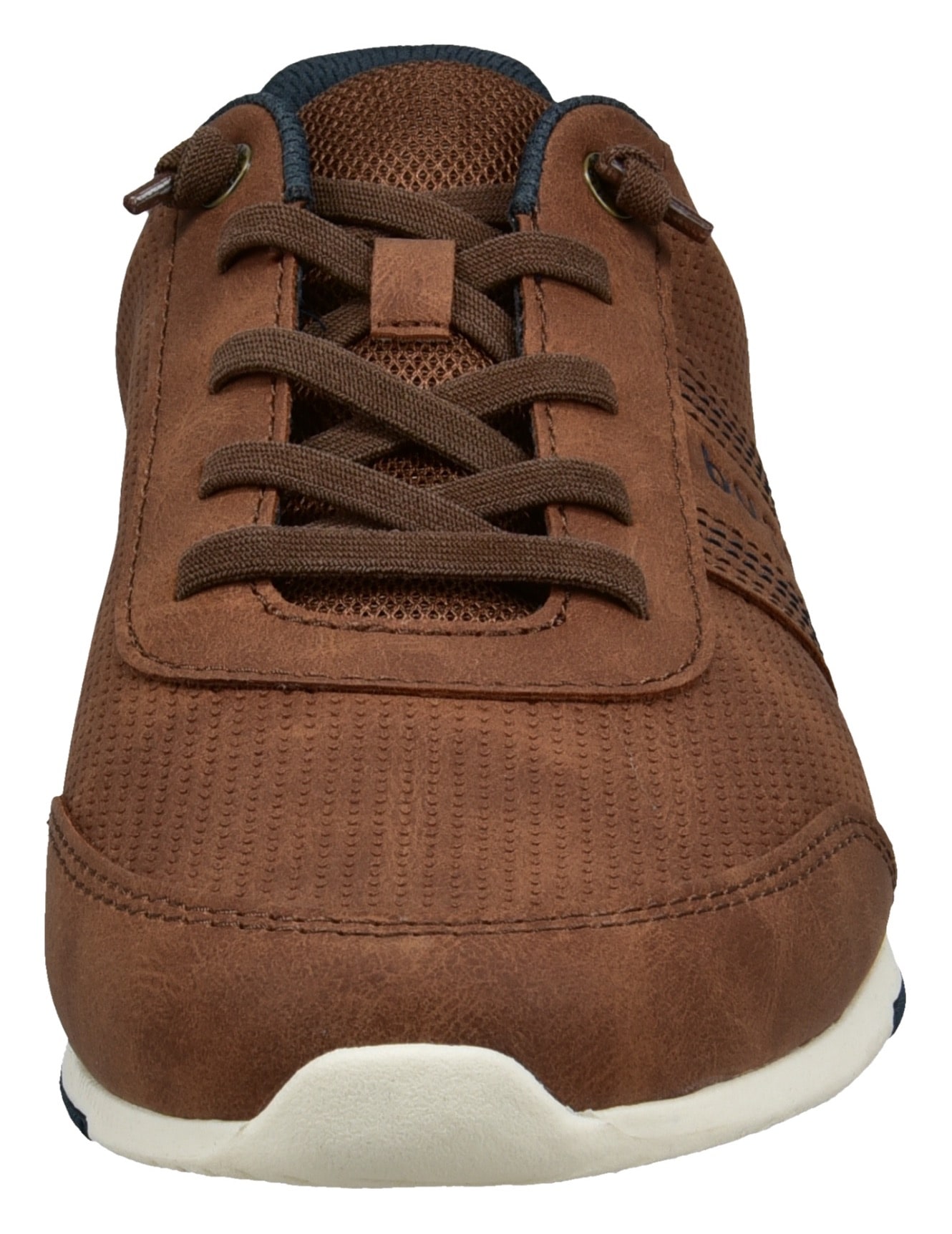 bugatti Sneaker, Freizeitschuh, Halbschuh, Schnürer mit modischer Perforierung