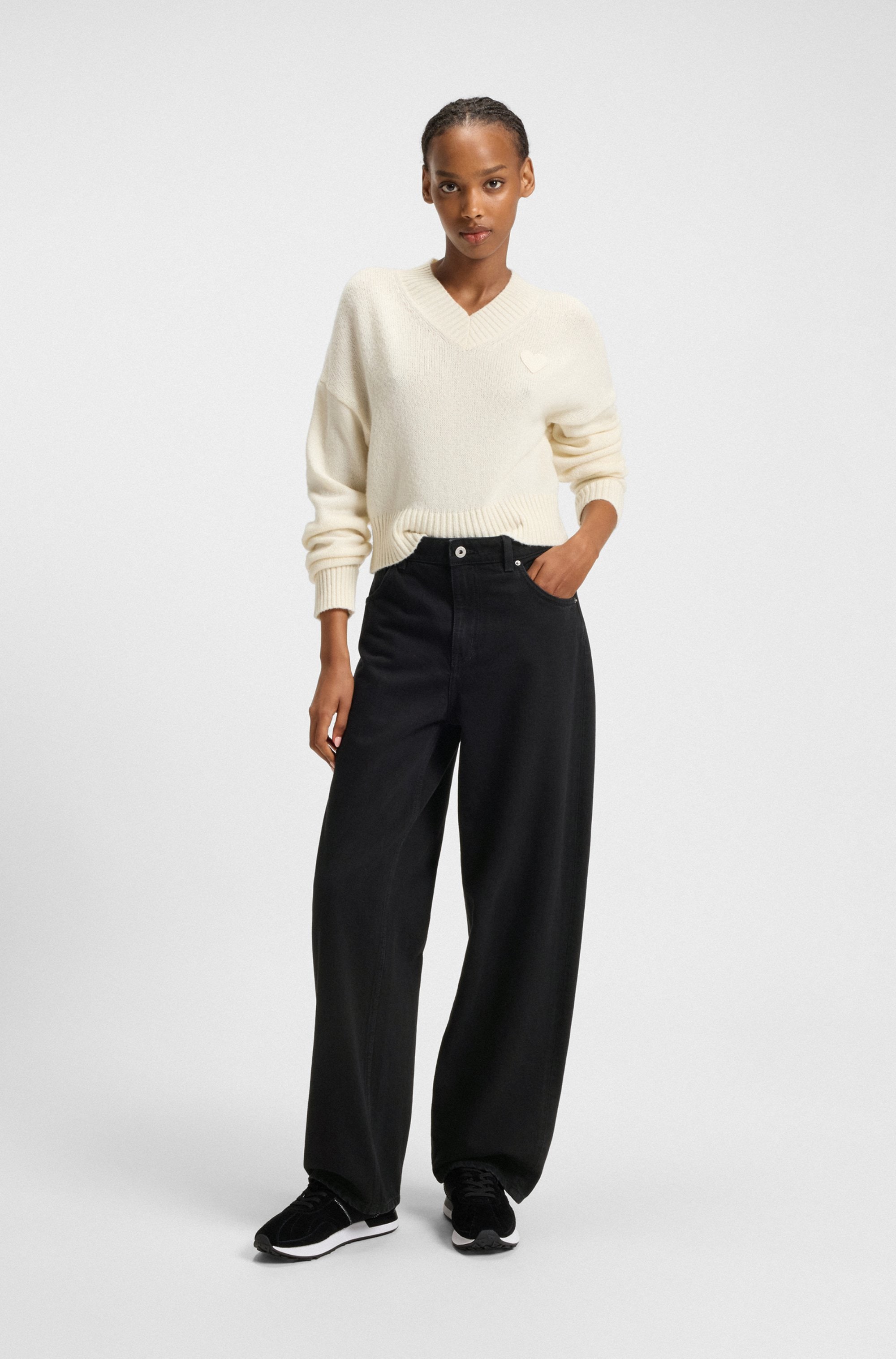 HUGO Blue 5-Pocket-Jeans »Leni«, Loose Fit