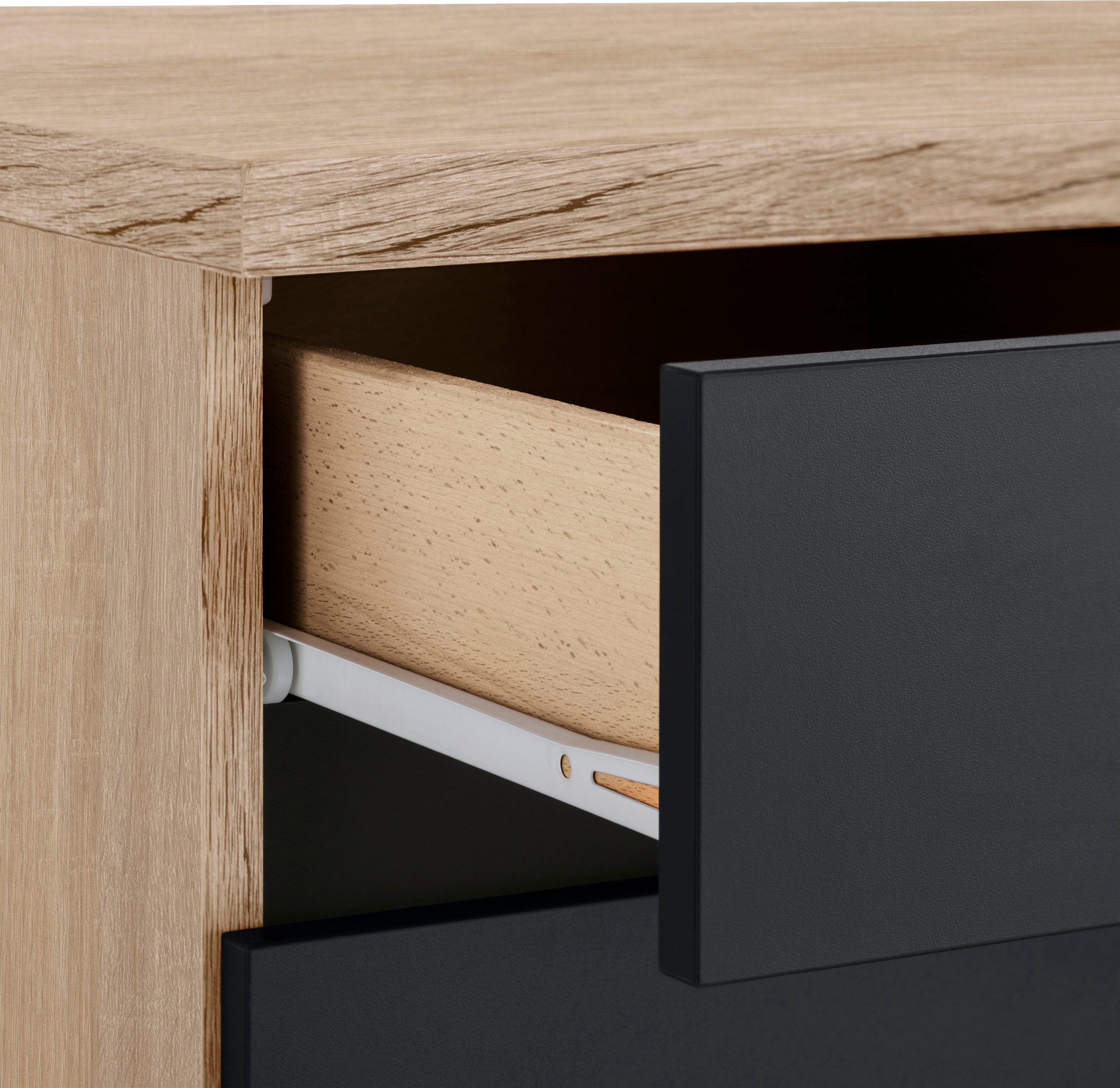 OPTIFIT Winkelküche »Roth«, Stellmaße 300x175 cm, wahlweise mit E-Geräten, mit Apothekerschrank
