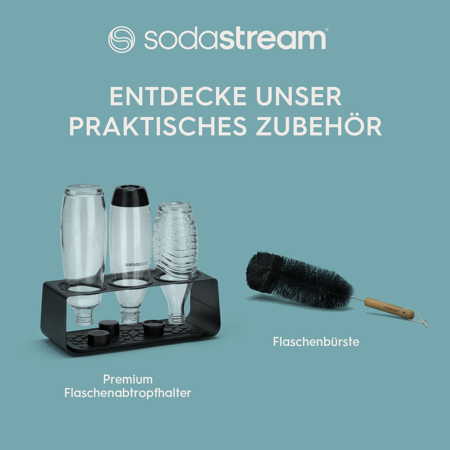 SodaStream Wassersprudler Flasche »Metallflasche DUO Thermic, 0,8 l« Kapazität von 680 ml bis zur Fülllinie