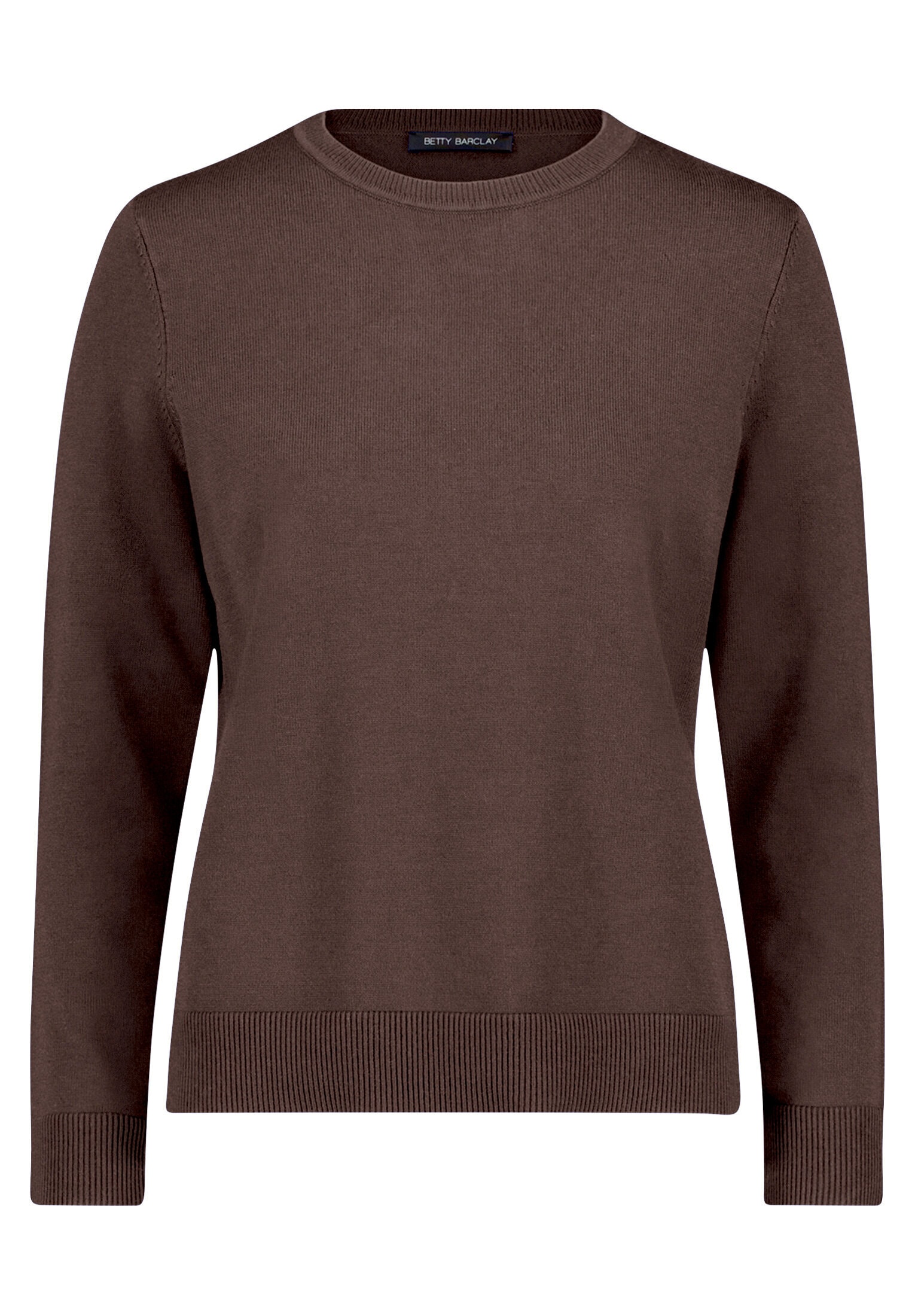 Betty Barclay Rundhalspullover »Basic-Strickpullover mit Rundhalsausschnitt«