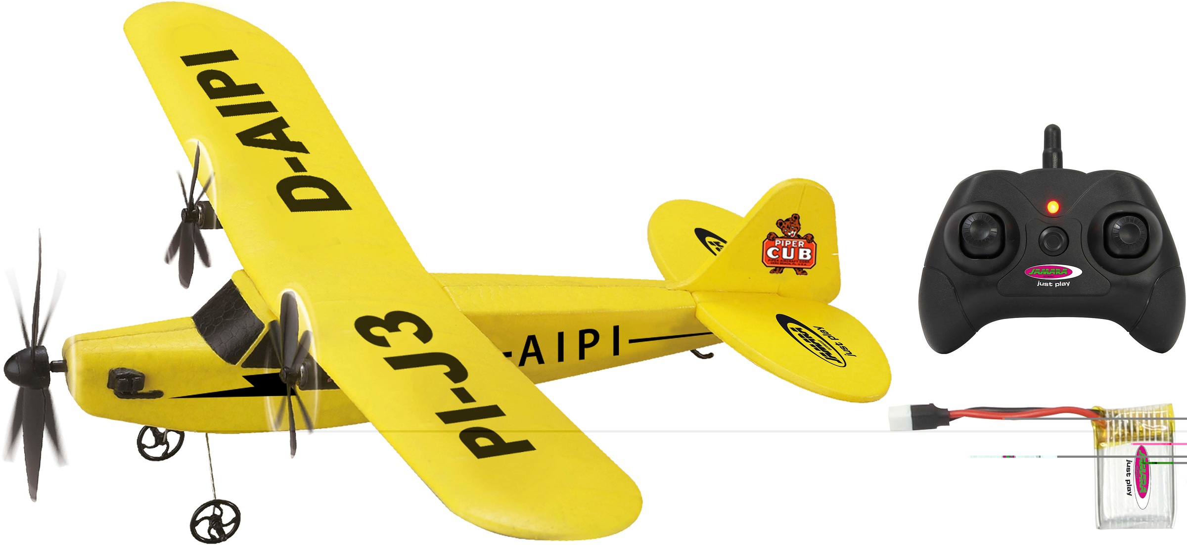 RC-Flugzeug »Piper J3-CUB Flugzeug, 2,4 GHz, Gyro 2CH«