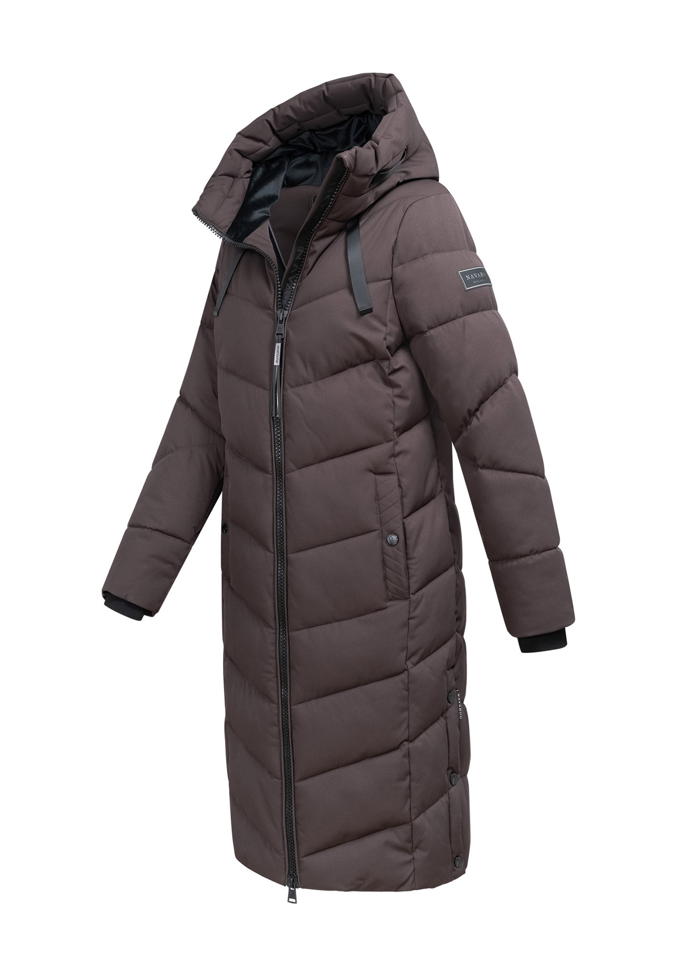 Navahoo Winterjacke »Navahoo Schmatzibaer lange Damen Winter Steppjacke N009«