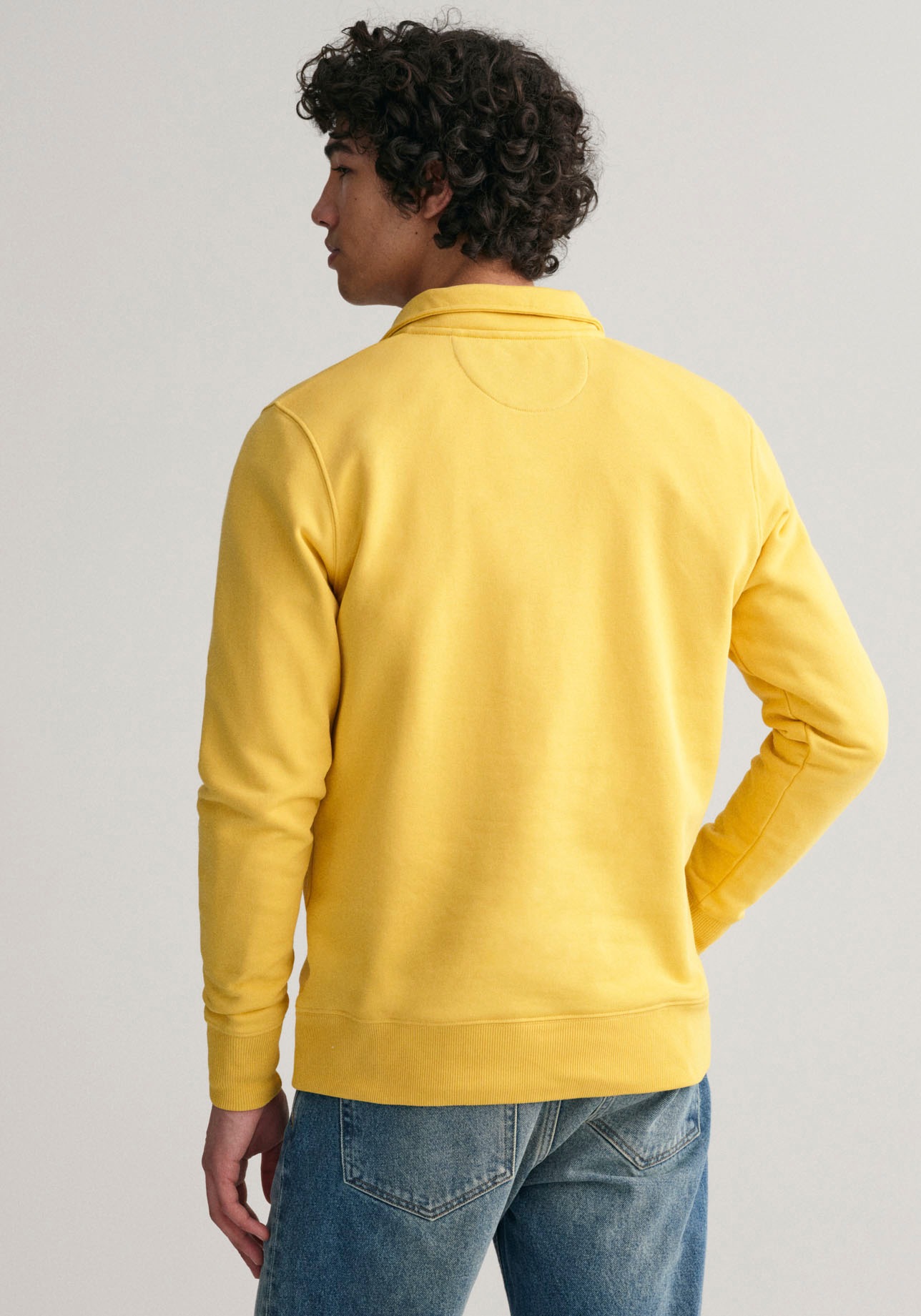 Gant Sweatshirt »REG SWEAT«, online ZIP der mit bei kaufen Logostickerei Brust auf HALF OTTO SHIELD