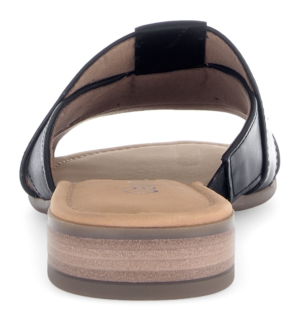 Gabor Pantolette »RHODOS«, Blockabsatz, Sommerschuh, Komfortschuh in Bequemweite G (= weit)