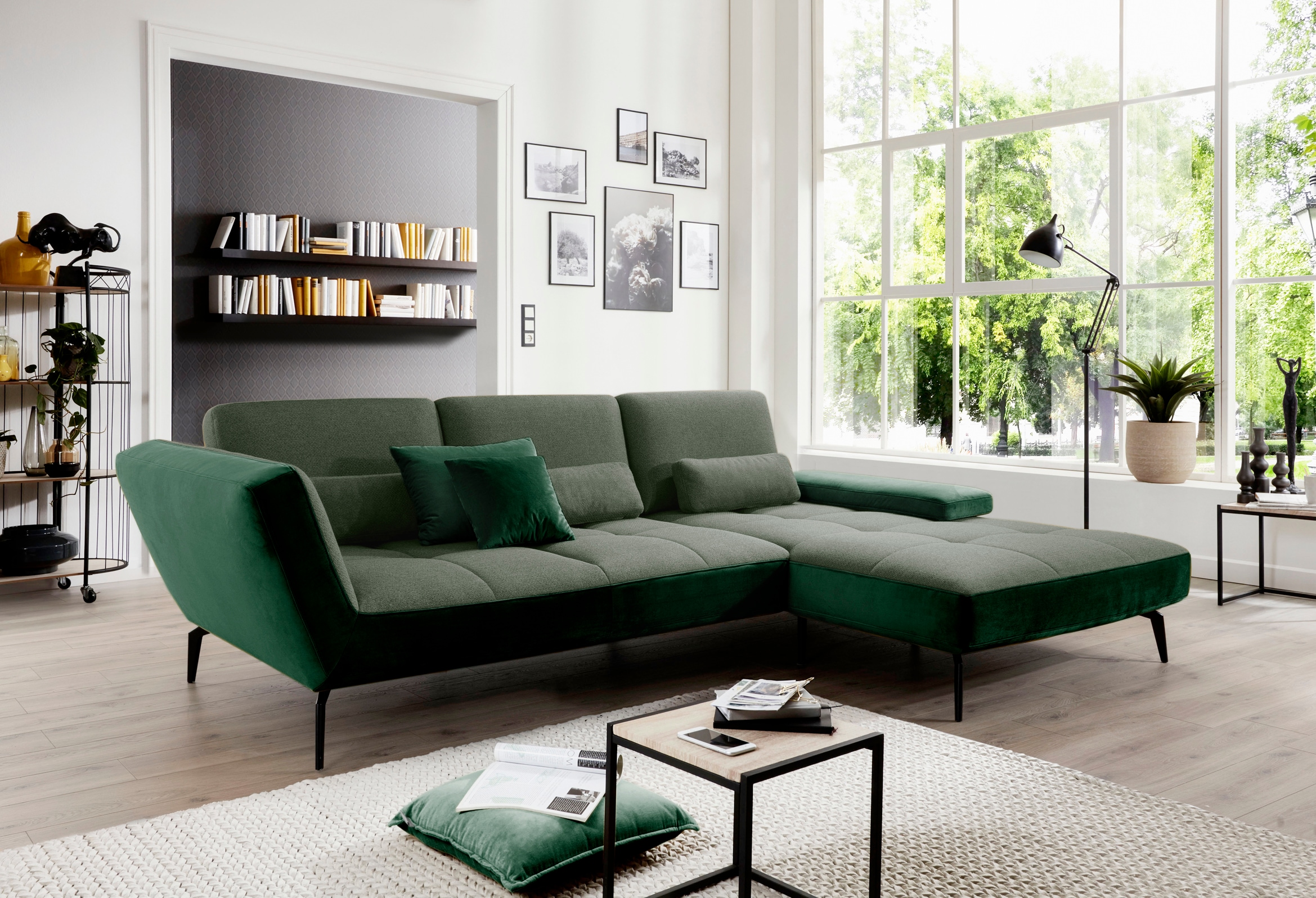 Sitztiefenverstellung und »SO kaufen 4300«, Nierenkissen inklusive one Musterring set online by Ecksofa