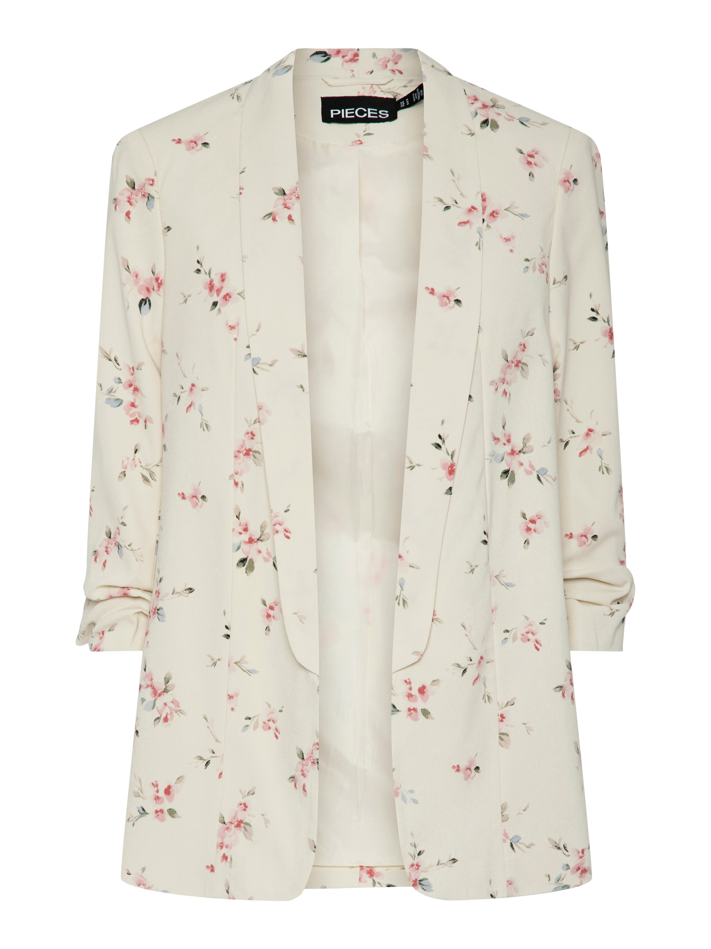 pieces Blusenblazer »PCBOSELLA 3/4 PRINTED BLAZER NOOS«, mit 3/4 Ärmel